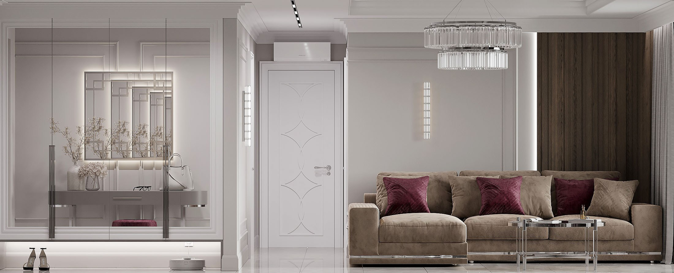 ЖК D1, 90 м² | МОСКВА. Design interior-Samsonyan R