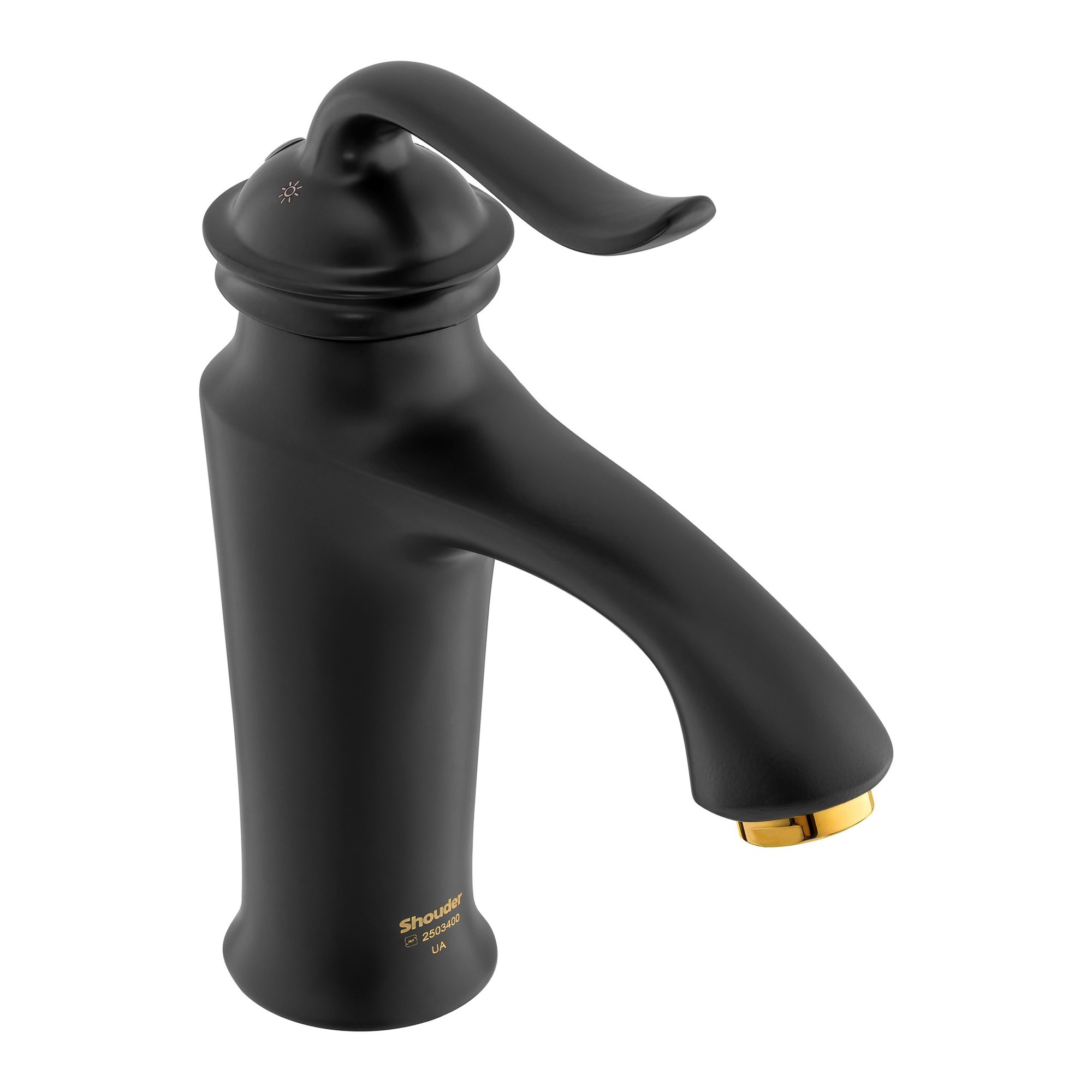 Смеситель для раковины черный