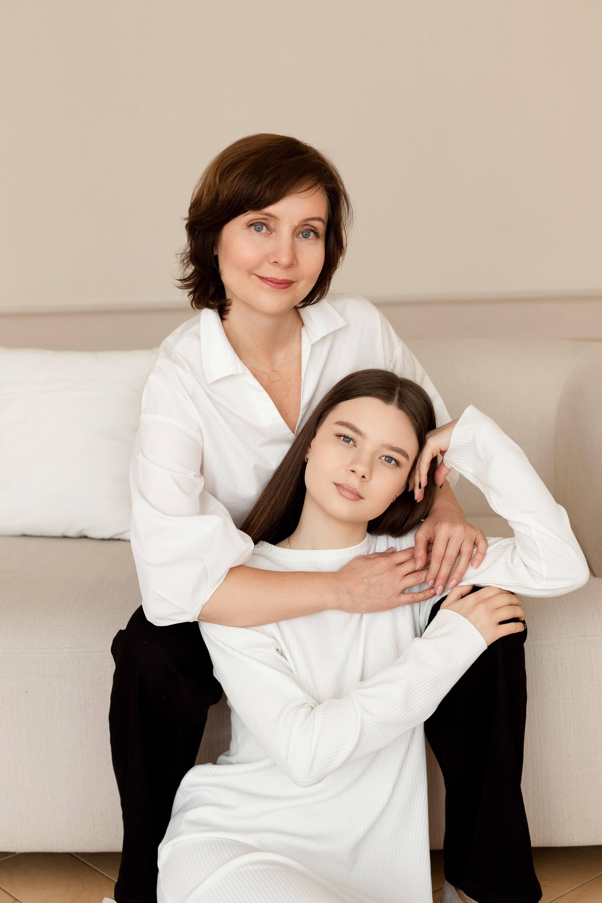 Съемка большой семьи в студии «Когда вместе». Семейный фотограф в Екатеринбурге Маргарита Курносова