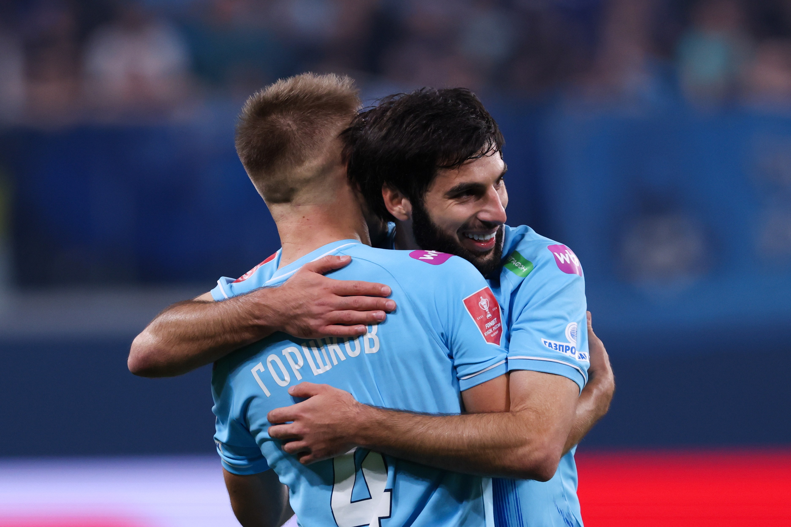 ФК Зенит -ФК Оренбург Fonbet Кубок России 2025/26. Спортивный и репортажный фотограф Антон Тереханов