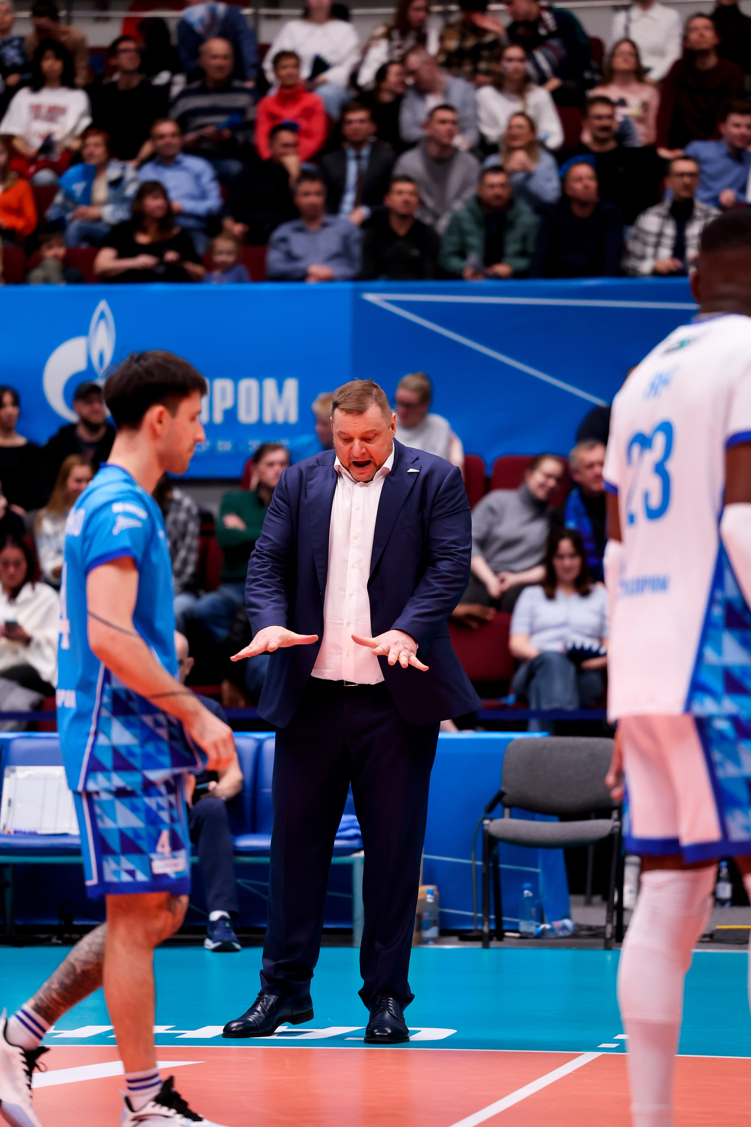 ВК Зенит — ВК Белогорье 08.04.2025. Спортивный и репортажный фотограф Антон Тереханов