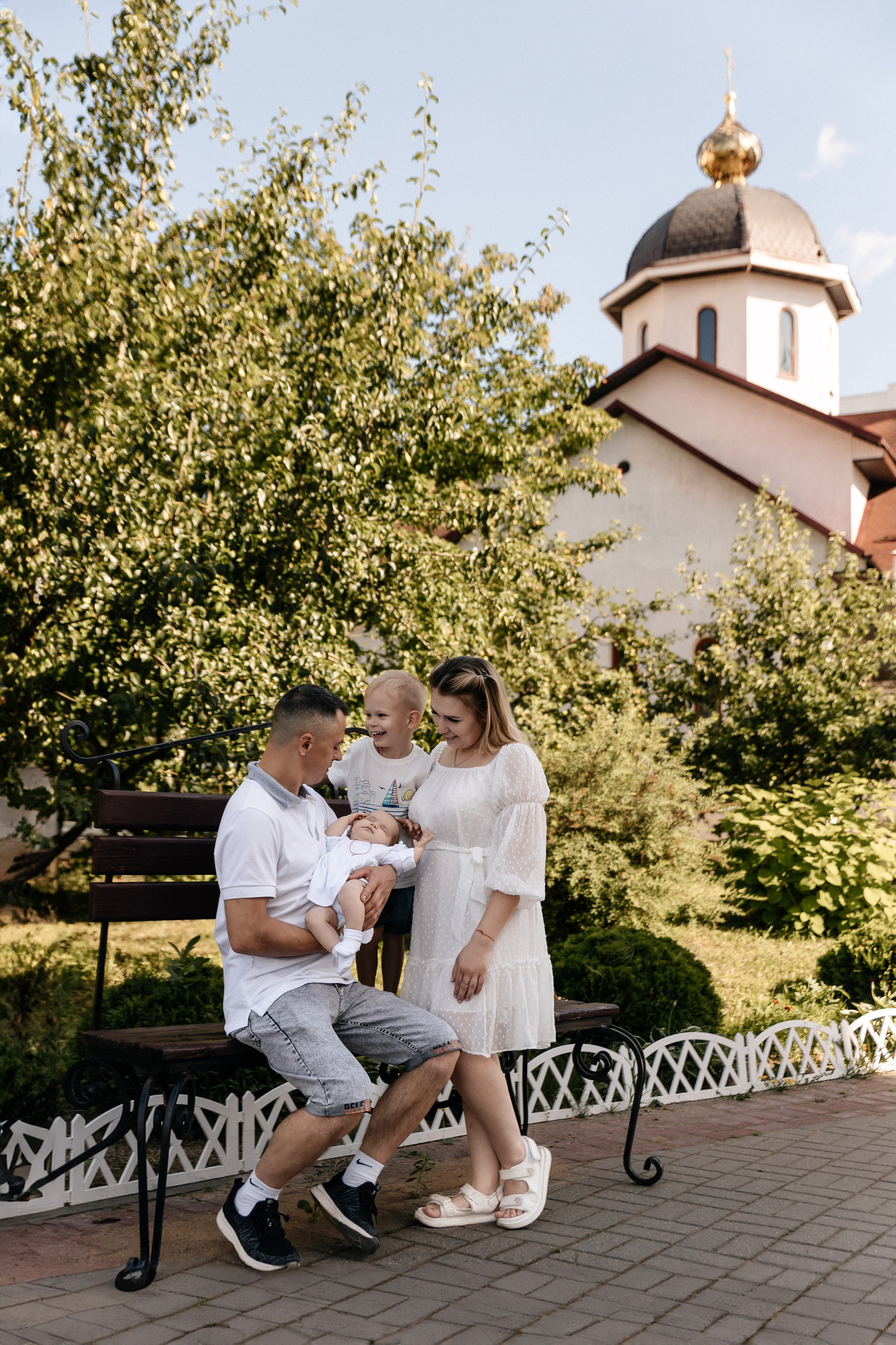 Крещение Ксении. Семейный фотограф Минск Усова Ольга