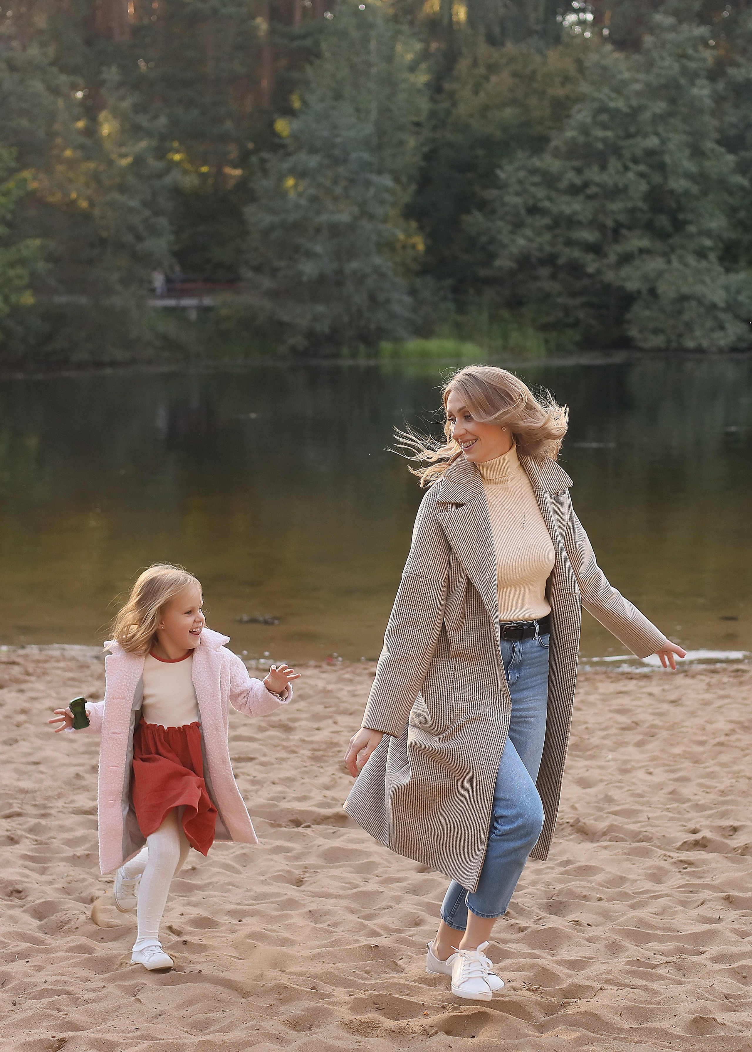 Надя, Женя и Ариана. Серебряный бор. Фотограф Москва Лара Чайка