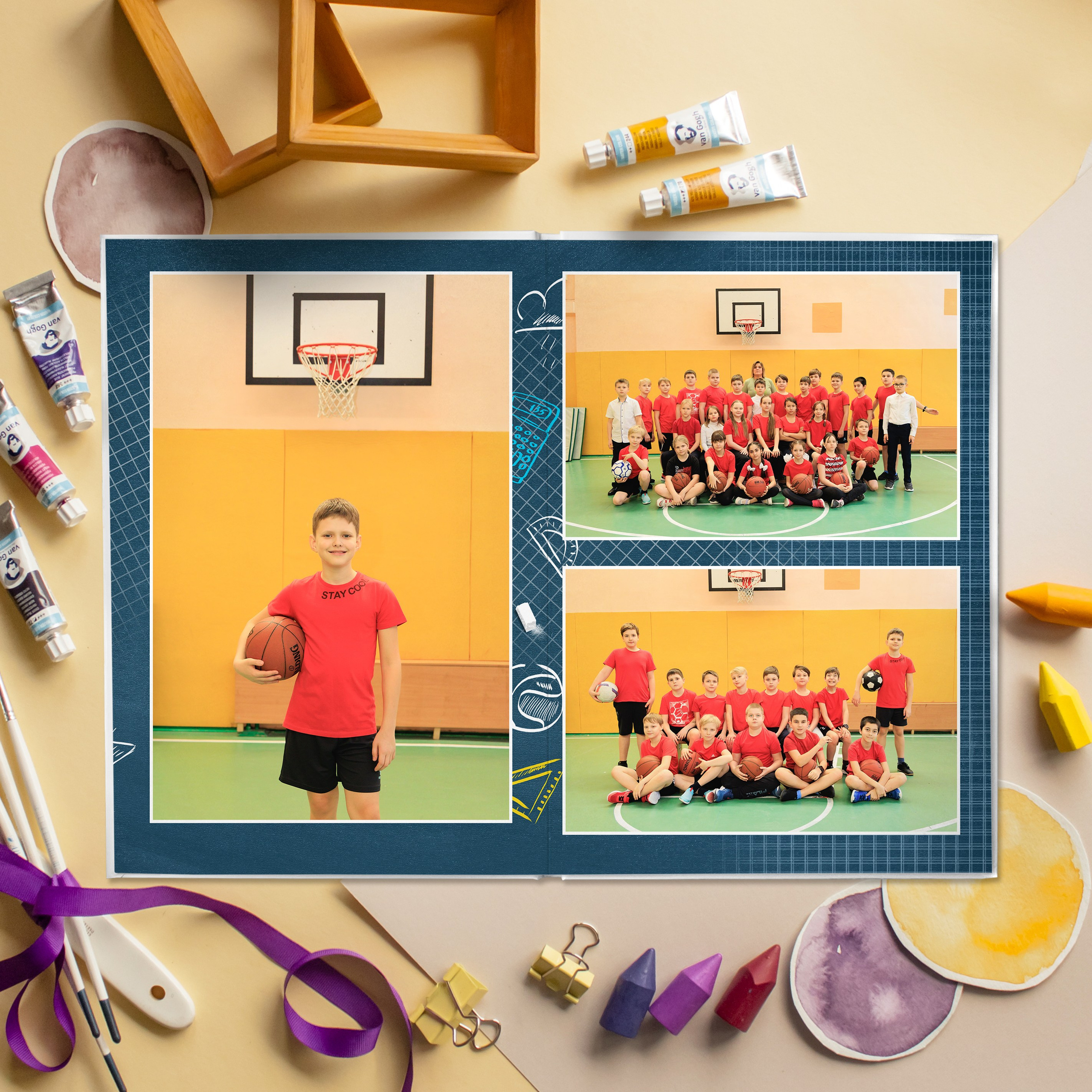 Премиум 5 разворотов. Выпускные альбомы для детского сада и школы в Москве