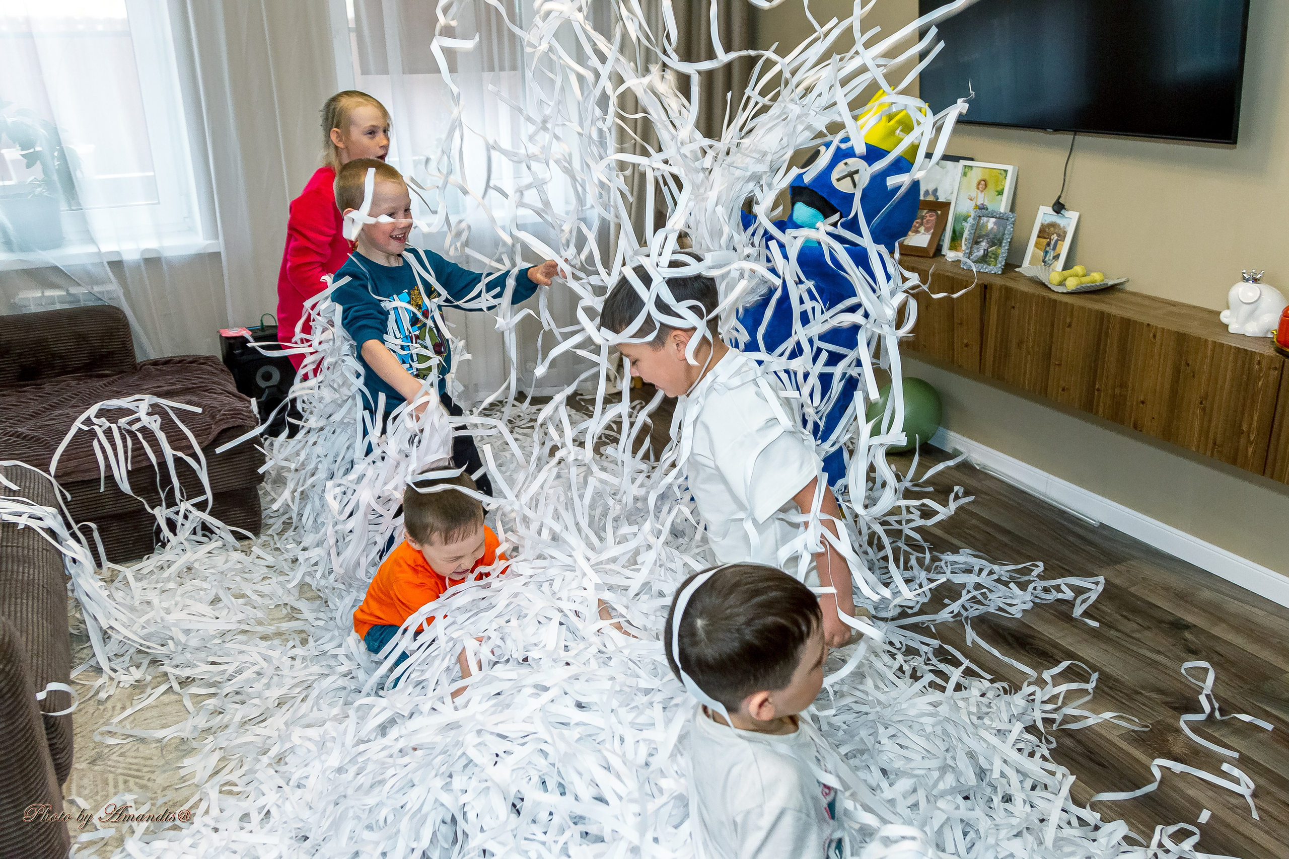День рождения Лёвы (6 лет). Репортажная съемка в Москве и области. Анималистика