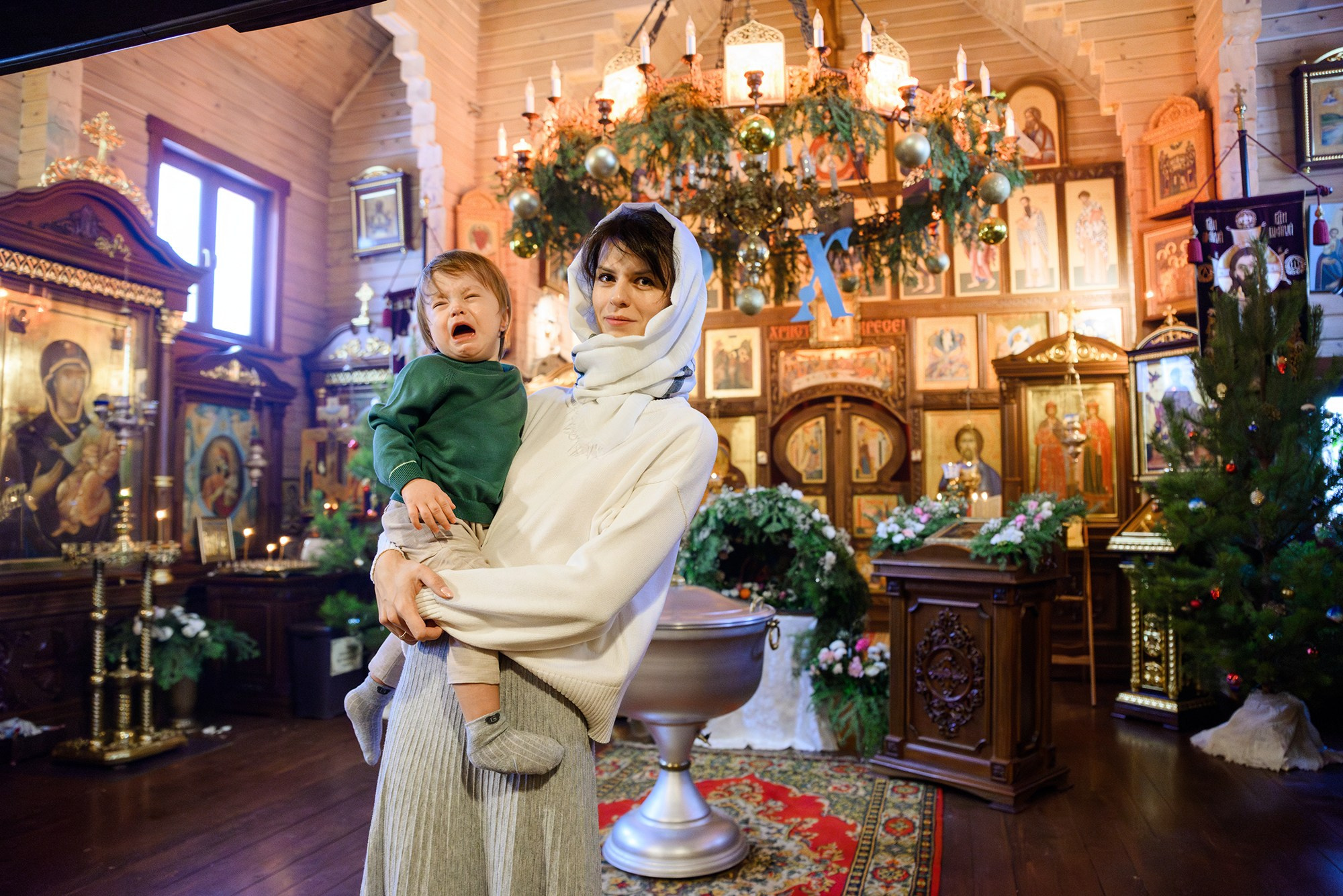 Крещение в Храме имени святых благоверных князей Бориса и Глеба. Константин Солодянкин — свадебный и репортажный фотограф в Екатеринбурге и Верхней Пышме
