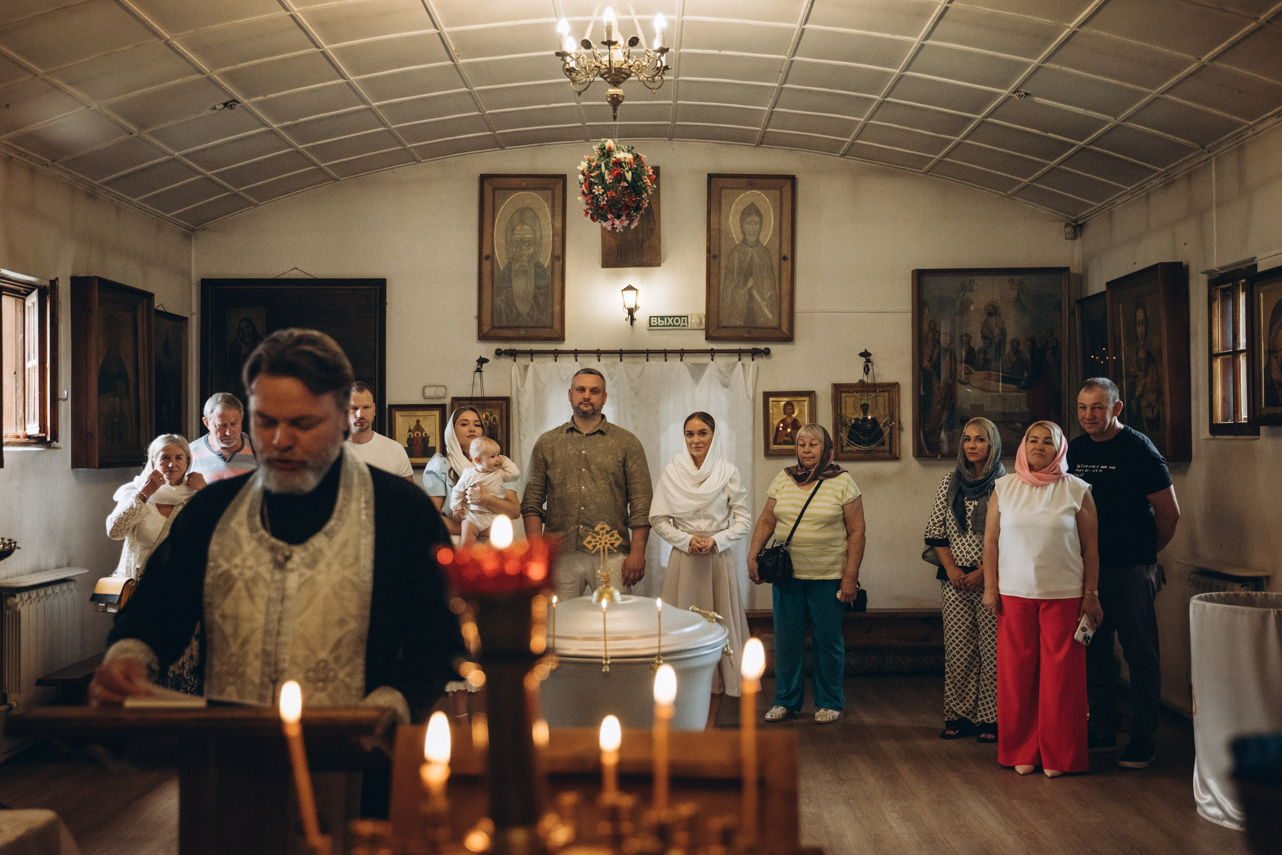 Крещение Есении. Семейный фотограф в Минске Дарья Дреко