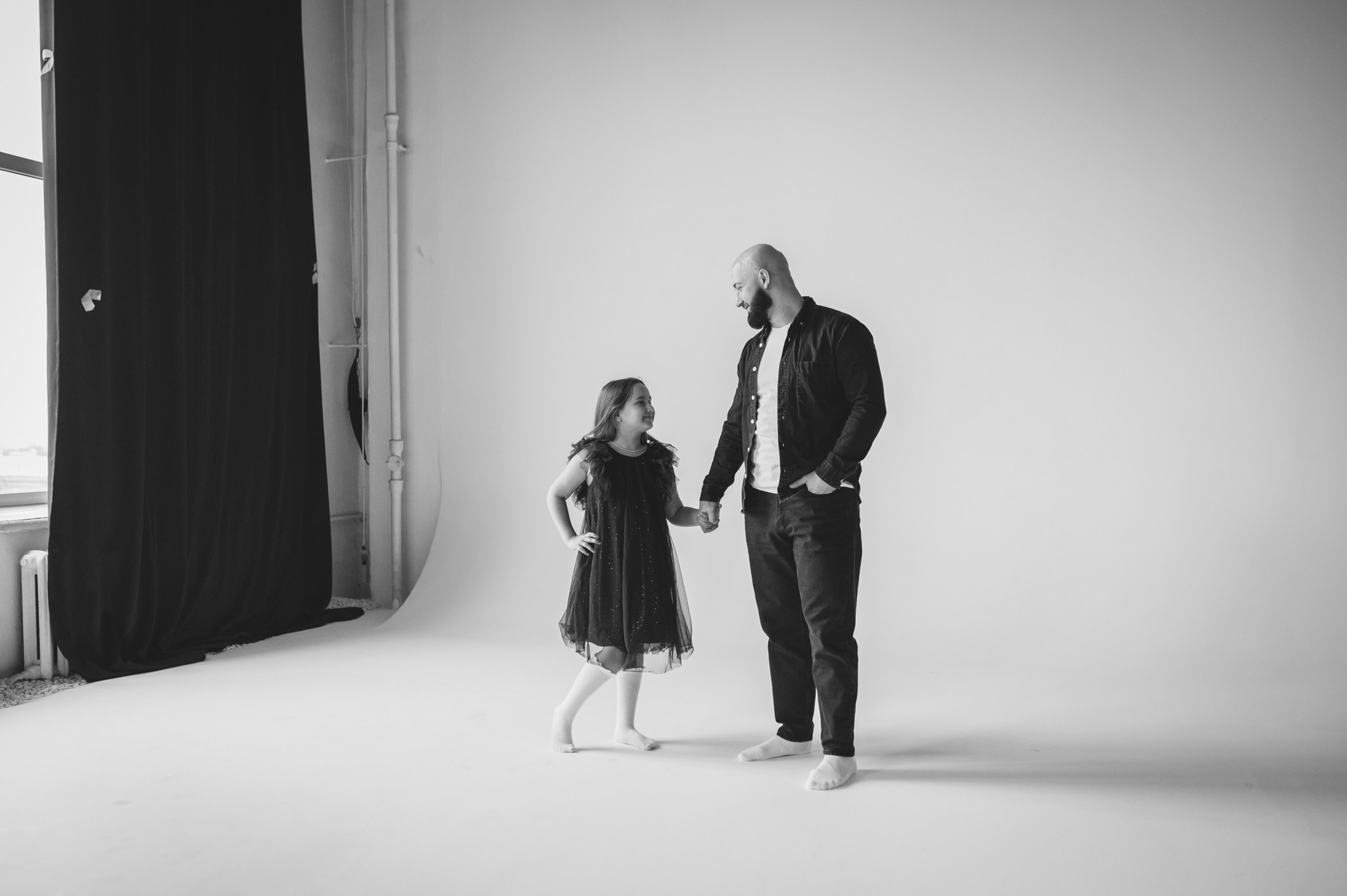 Яся и папа. Семейный и детский фотограф в Туле