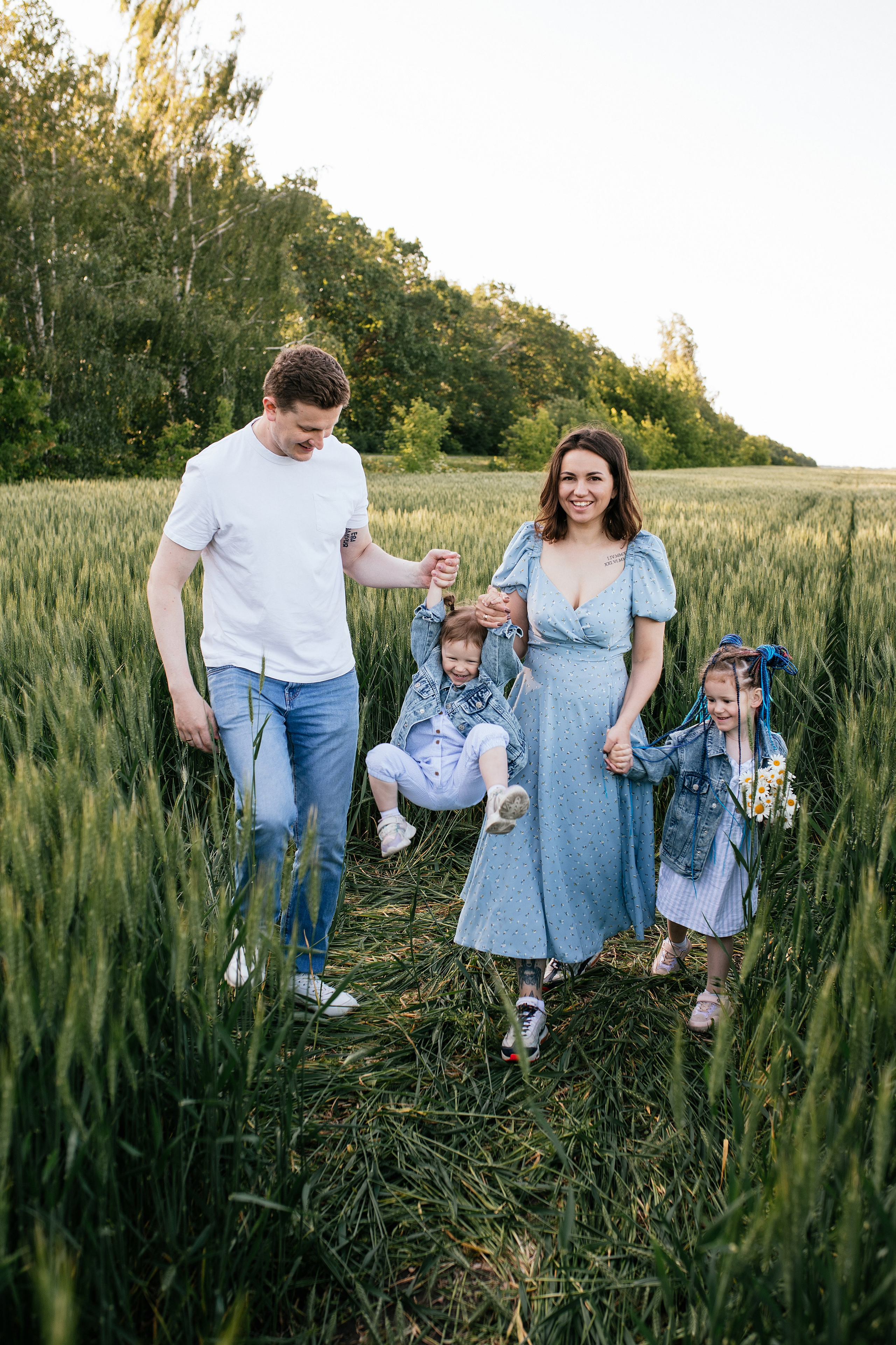 Вика, Коля, Лера и Ева. Свадебный, семейный фотограф в Рязани Лена Брант