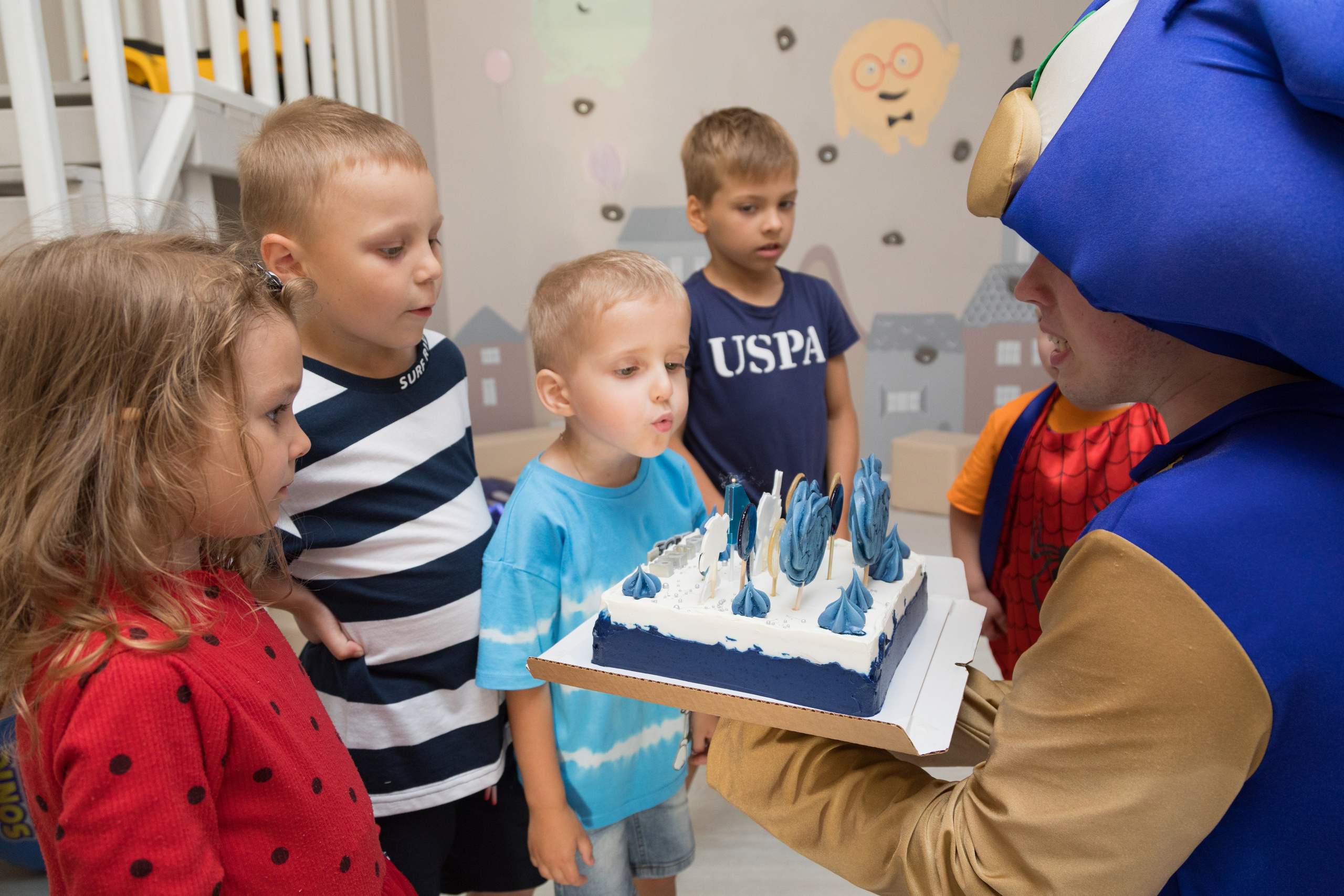 День рождения Федора, 4 года, Детская игровая студия Mimiloft. Детский и контент фотограф Надя Волкова Санкт-Петербург