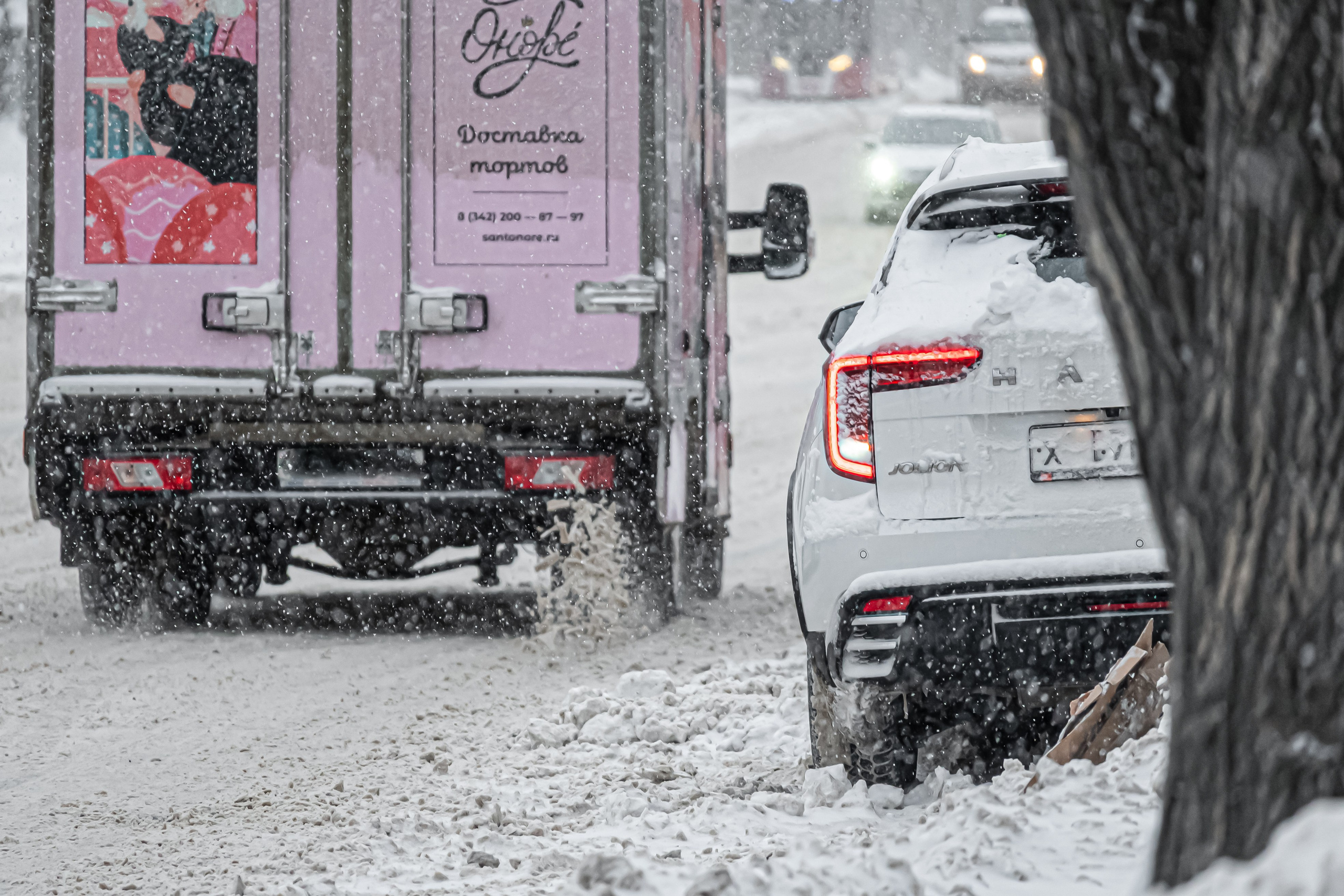 Снегопад. Репортажный фотограф