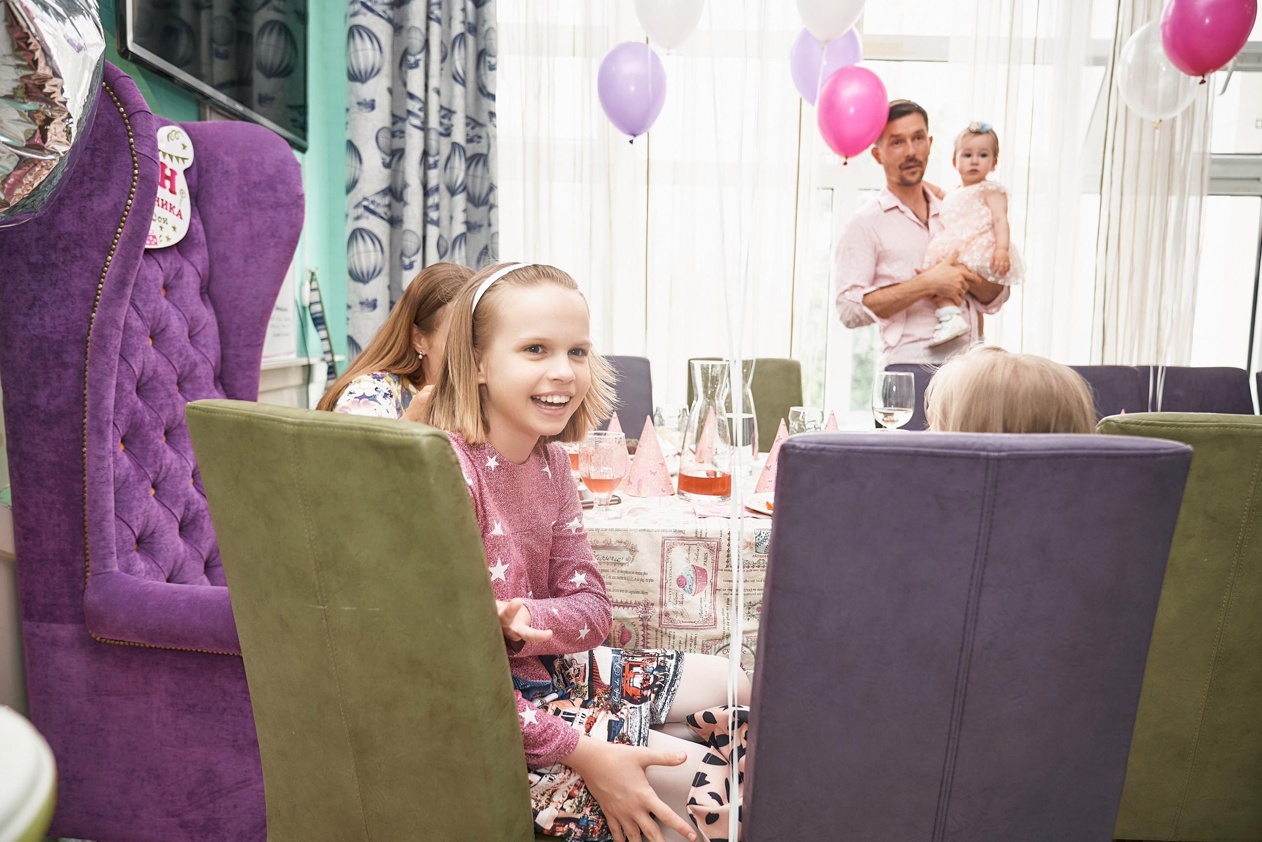 Детская Фотосессия в кафе Андерсон — день рожденье, 1 годик