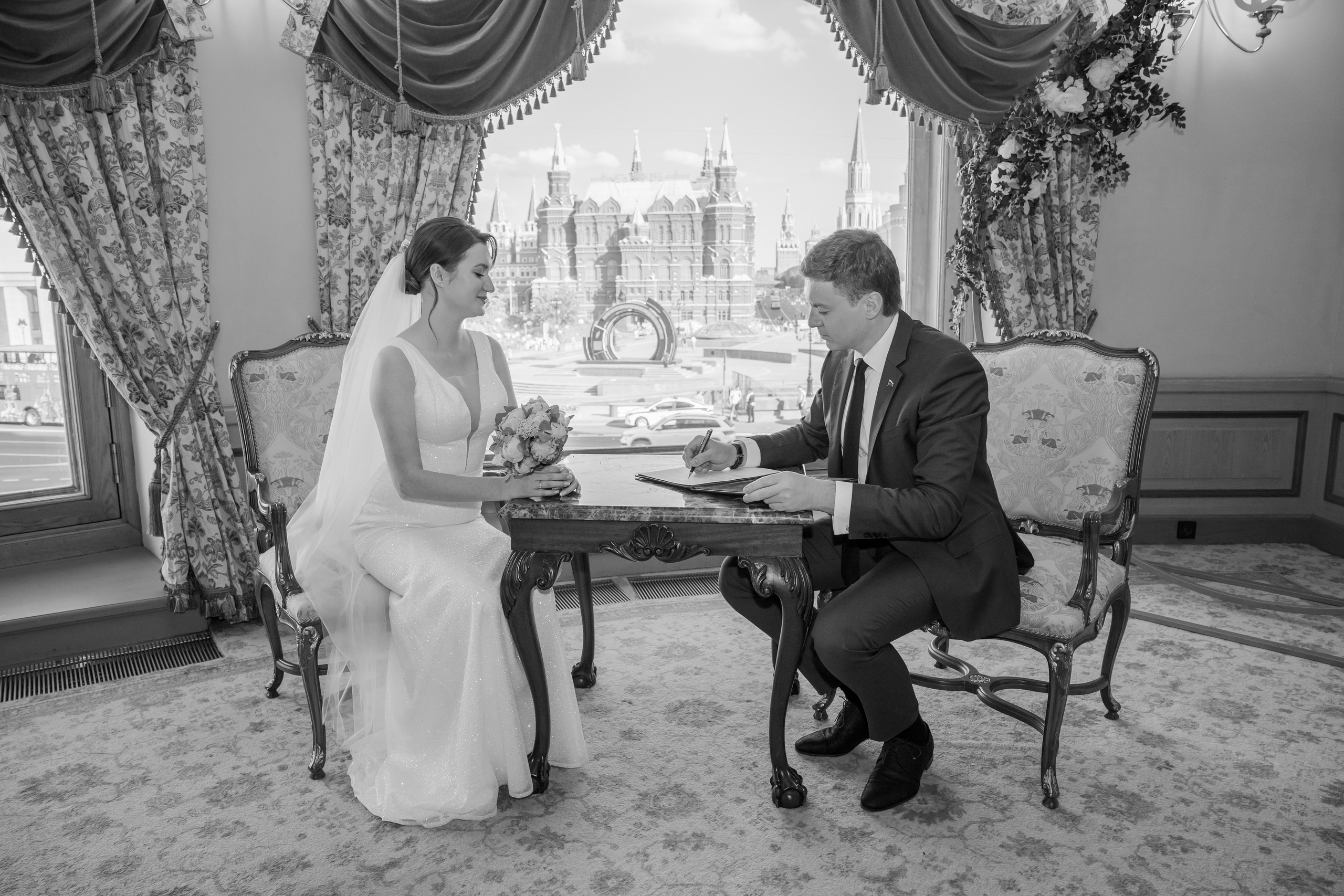 Татьяна и Антон, отель «Националь». Свадебный и репортажный фотограф (Москва, Королев и другие)