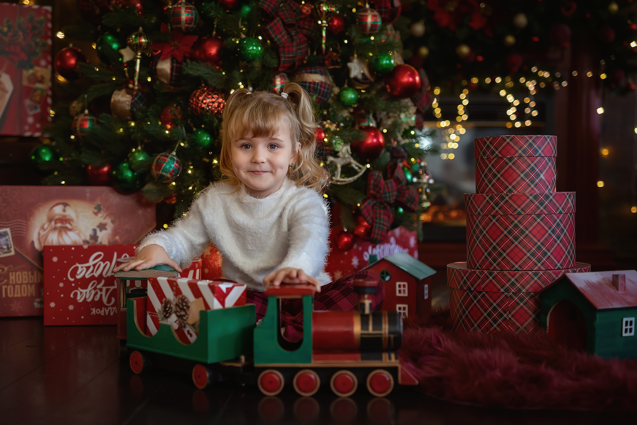 Новогодние съемки. Детский и семейный фотограф в Москве Перфилова Анна