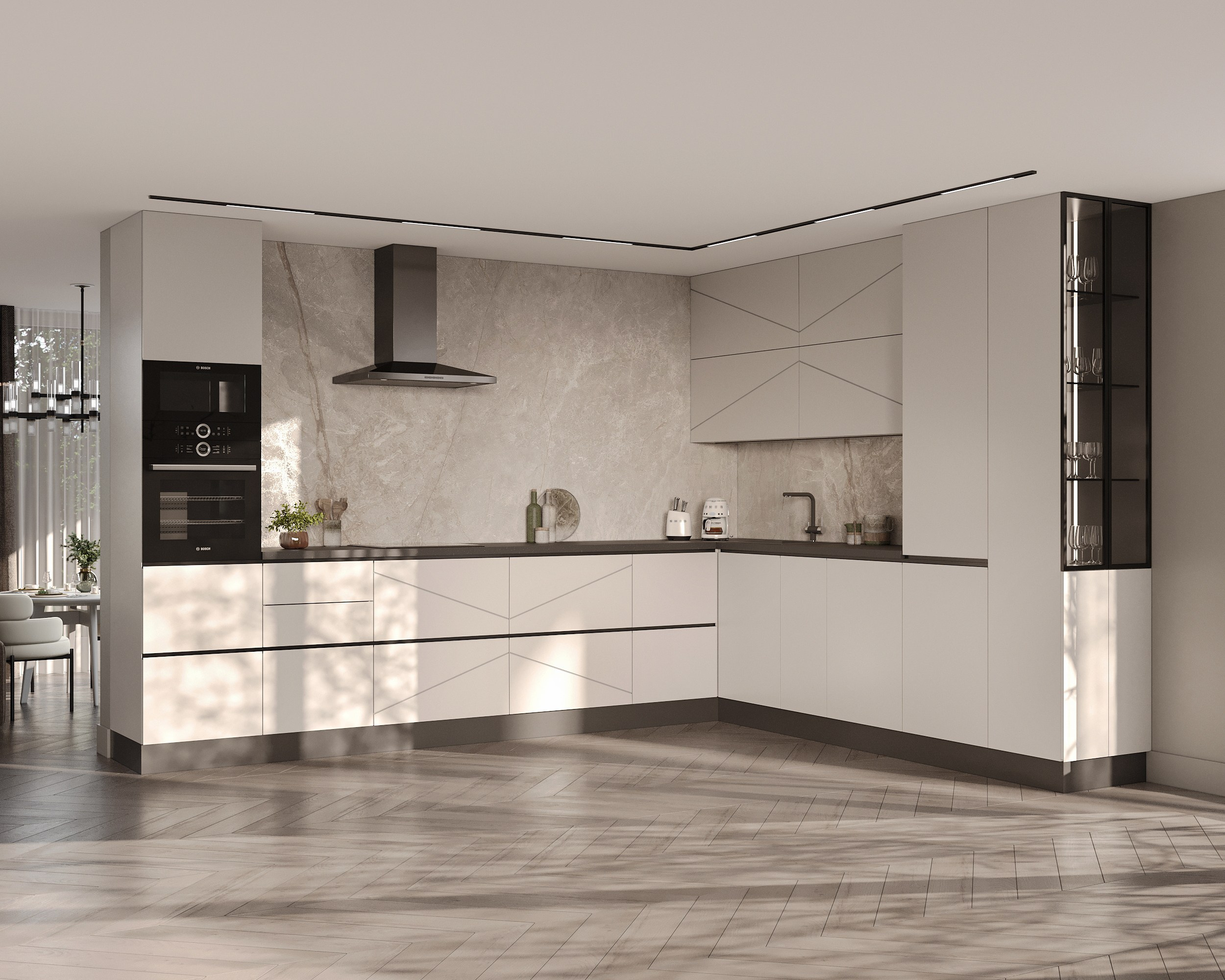 MKR кухонные гарнитуры (предметная 3D визуализация). Королёва Анастасия | 3D визуализатор