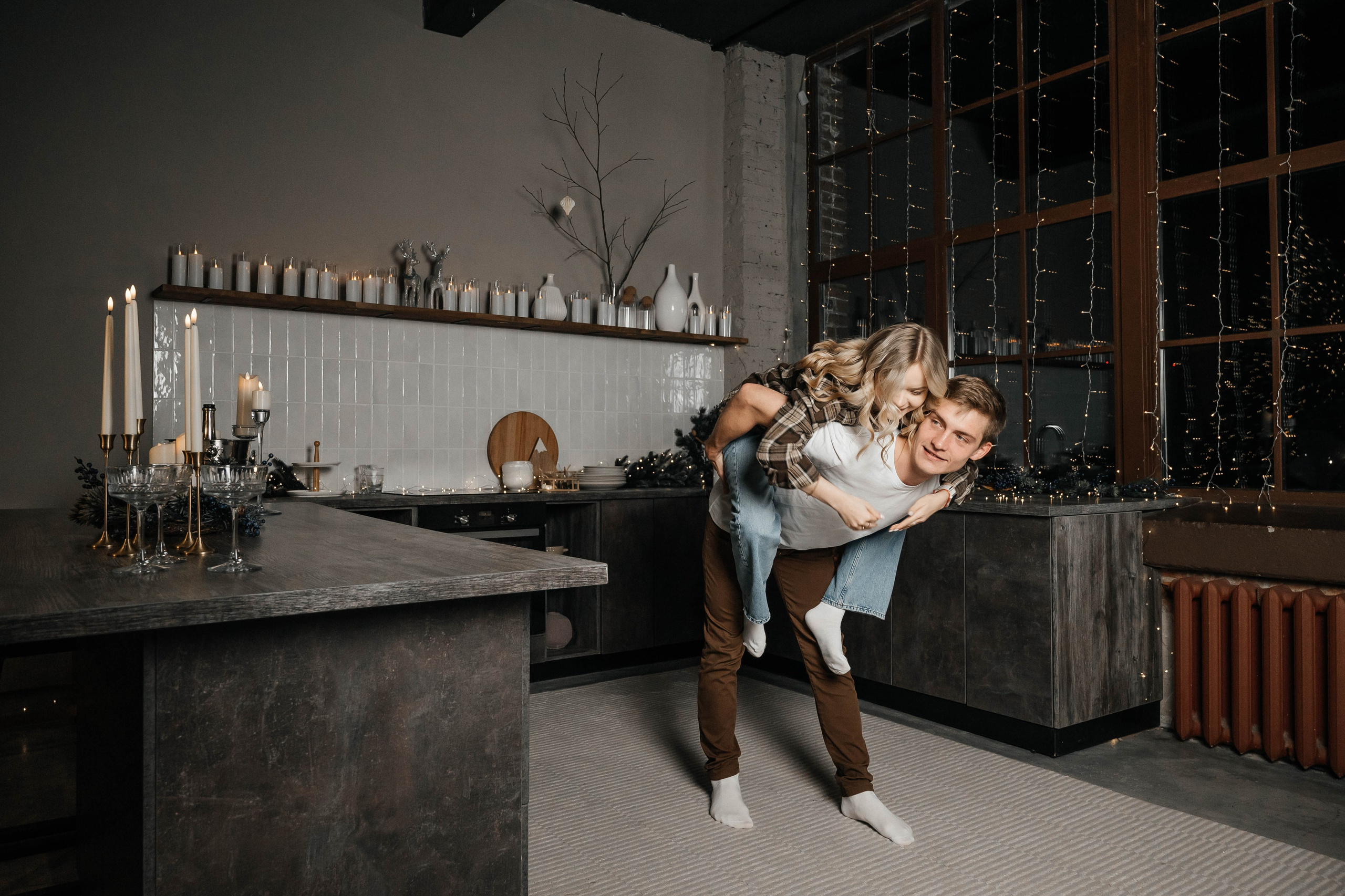 Новогодняя съёмка для Марии и Ивана. Свадебный и семейный фотограф г. Ярославль Савинская Анастасия