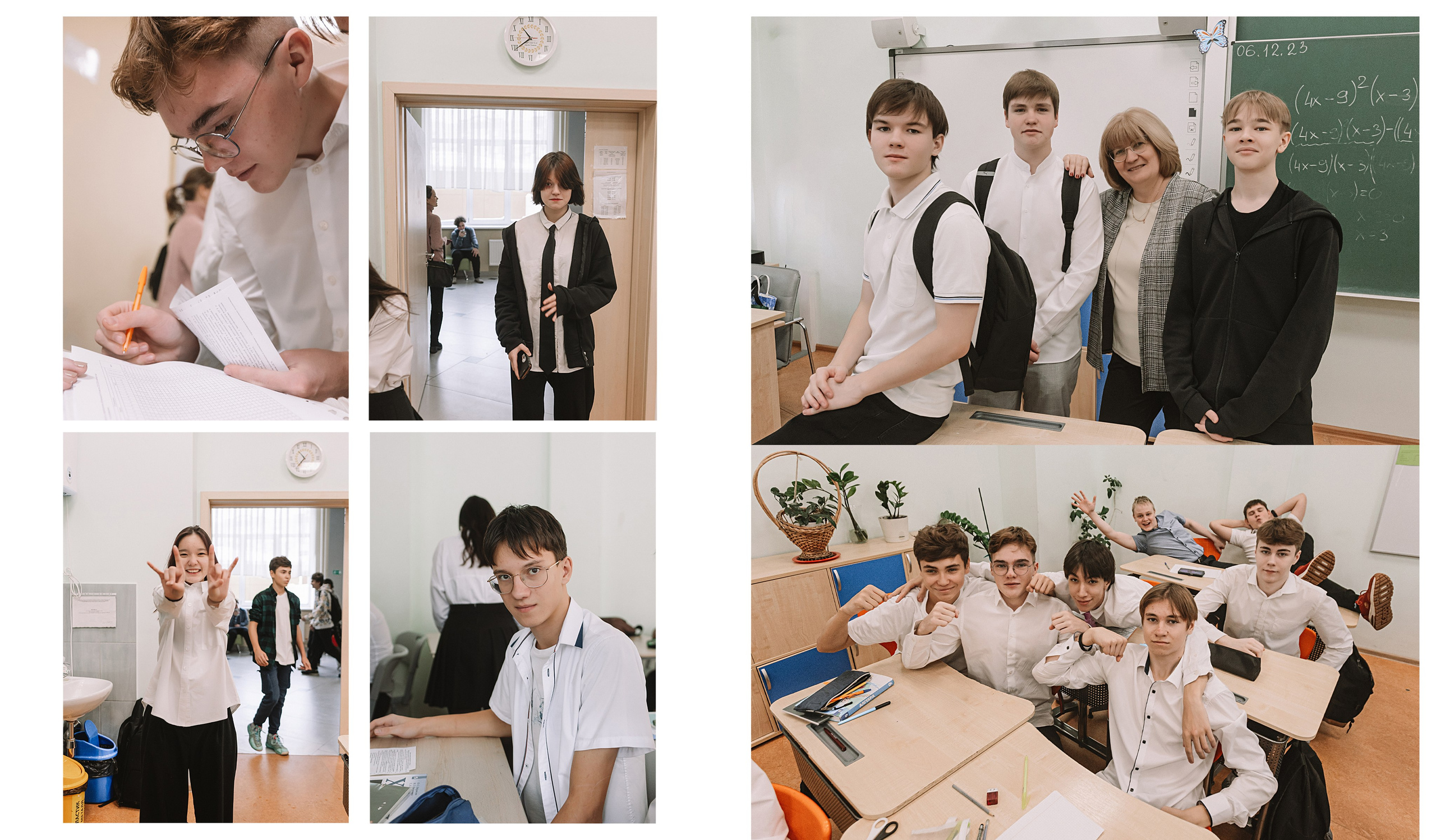 Макет фотокниги Один день в школе, 9 класс. Семейный фотограф Тюмень, фотограф на роды Салмина Мария