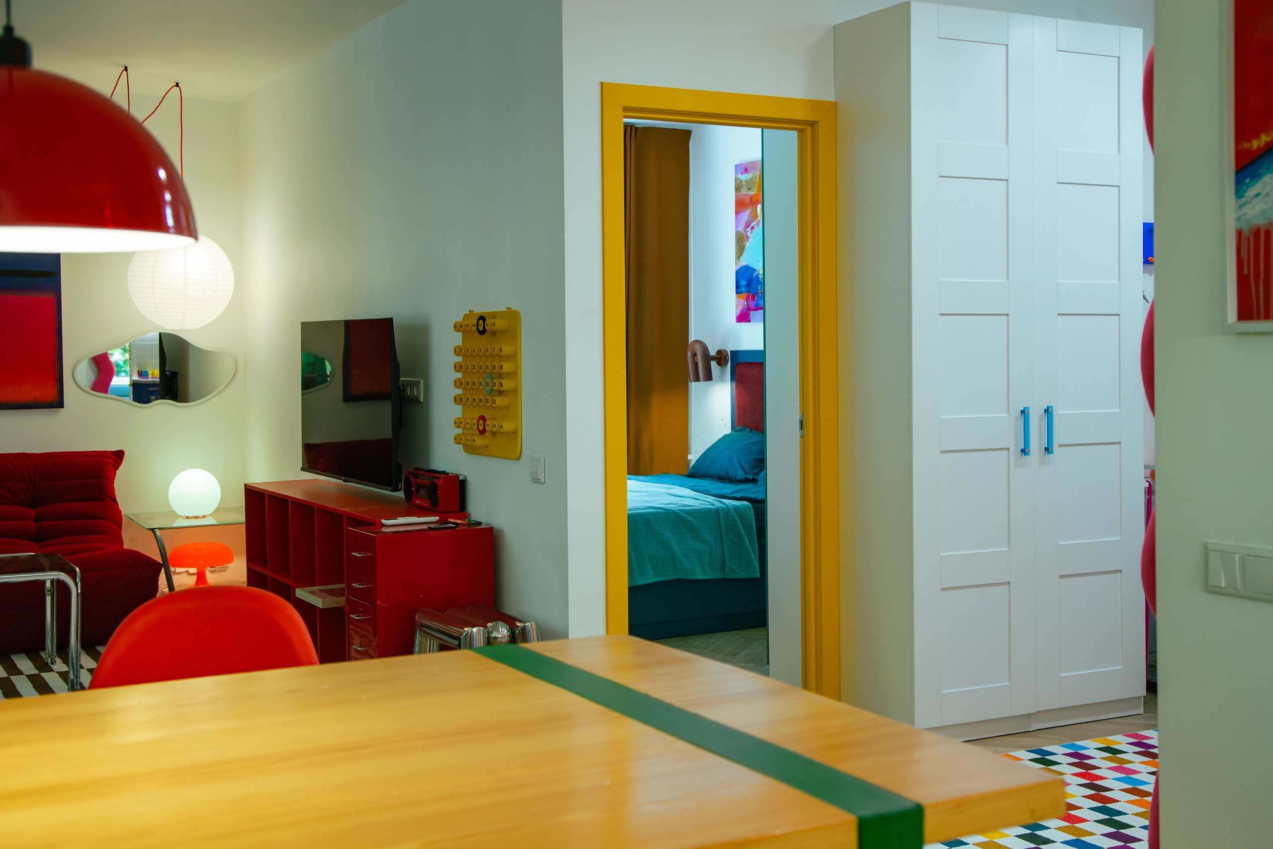 Дофаминовый интерьер. Фотограф Оля Батист