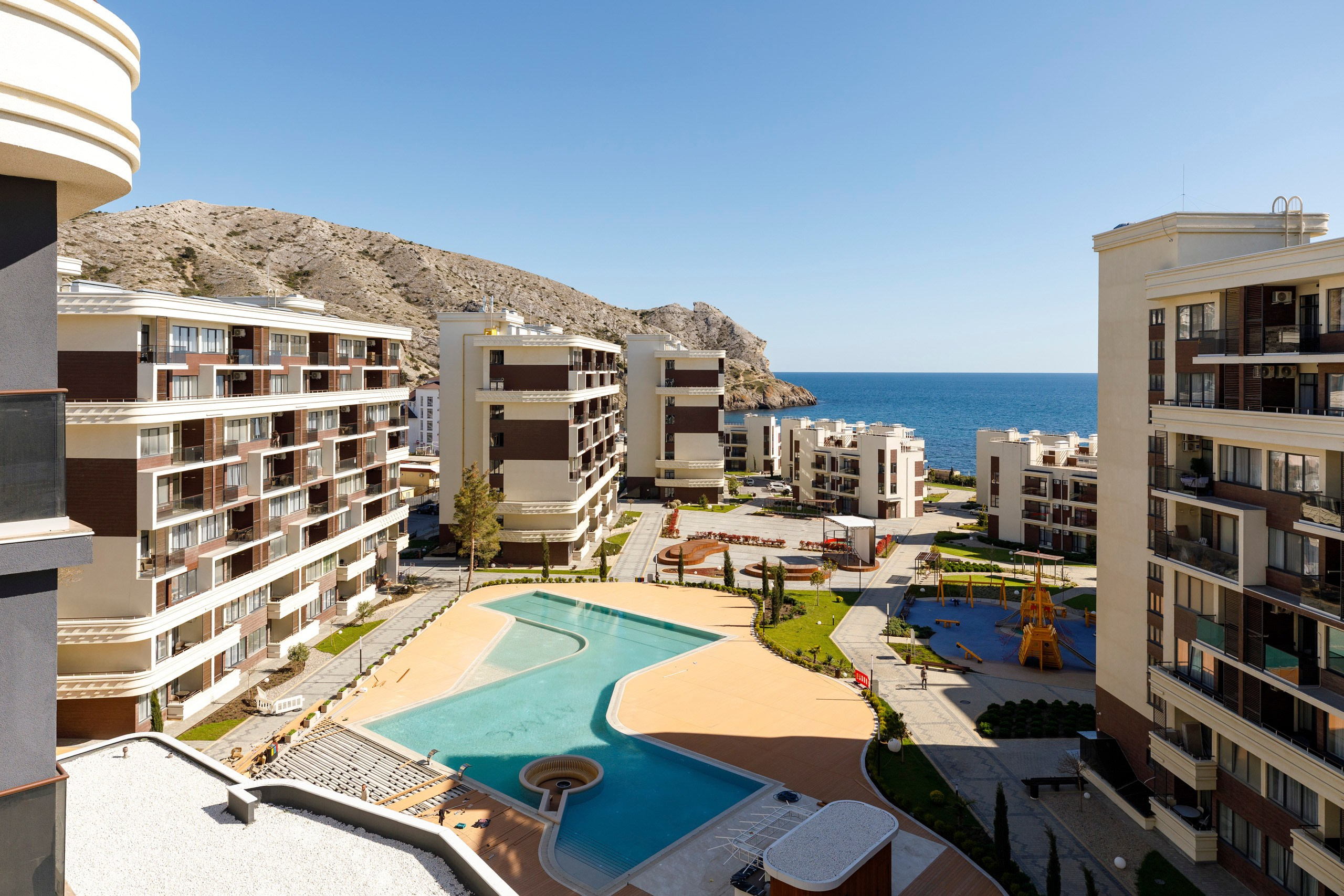Судак. Апартаменты для суточной аренды. Atlas Apart-Hotel & SPA. Интерьерный фотограф Симонян Сергей в Крыму