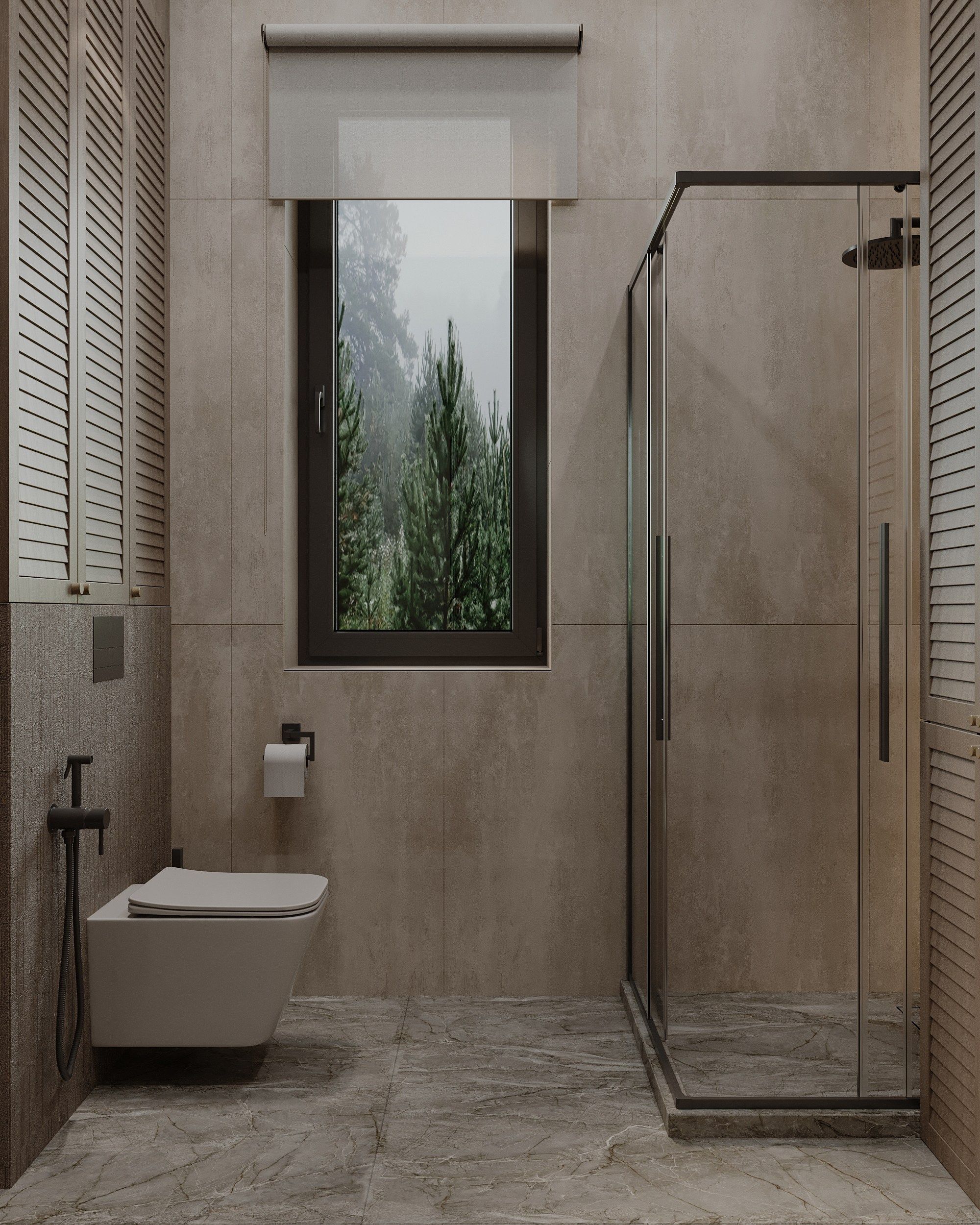 Визуализация загородного дома (интерьерная). Королёва Анастасия | 3D визуализатор