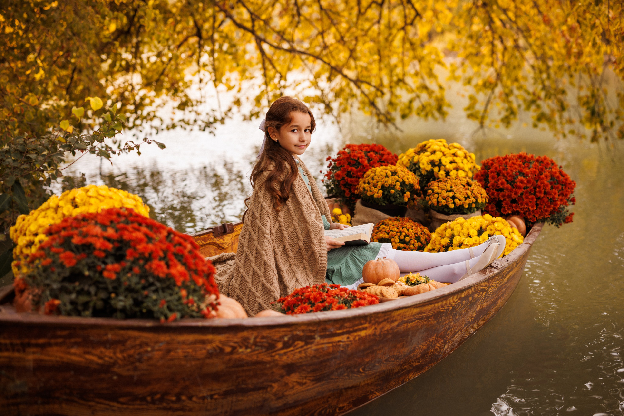 ЛОДКА, осень. Семейный и детский фотограф в Краснодаре Анна Трашкова
