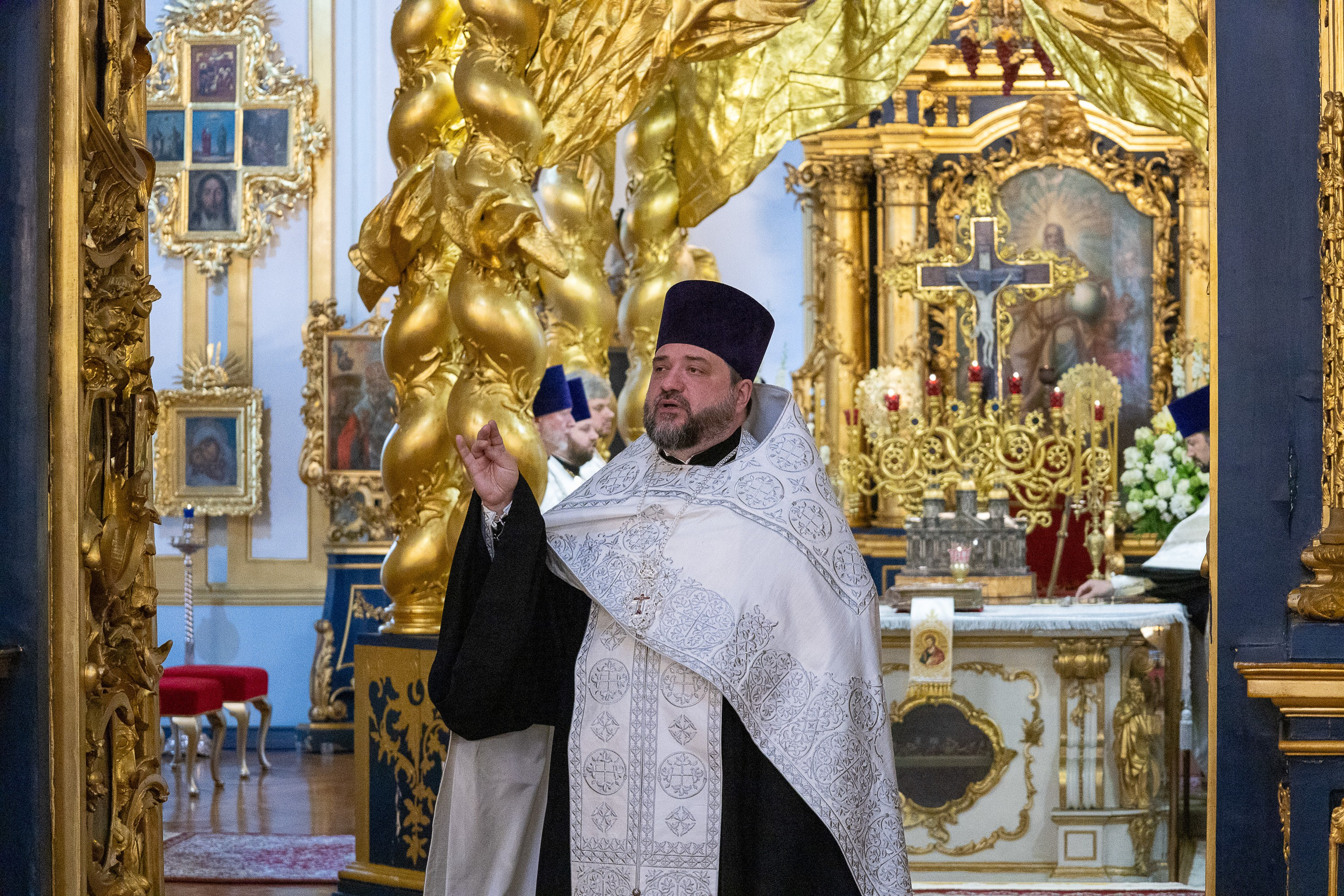 ВСЕНОЩНОЕ БДЕНИЕ В КАНУН ПРАЗДНИКА ВОЗНЕСЕНИЯ ГОСПОДНЯ. НИКОЛО-БОГОЯВЛЕНСКИЙ МОРСКОЙ СОБОР