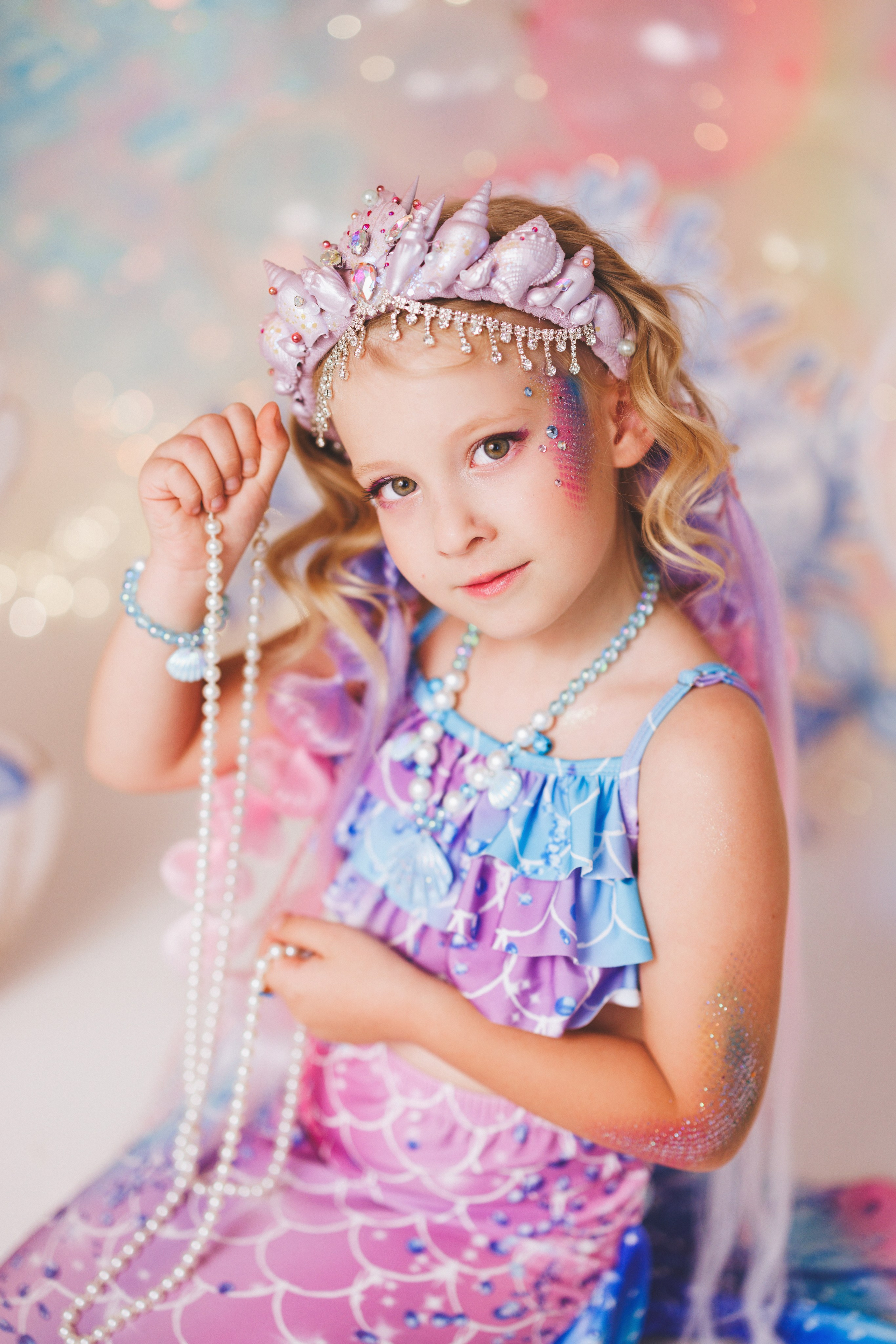 Детская фотосессия в образе «РУСАЛОЧКА», город Краснодар. Семейный и детский фотограф в Краснодаре Анна Трашкова