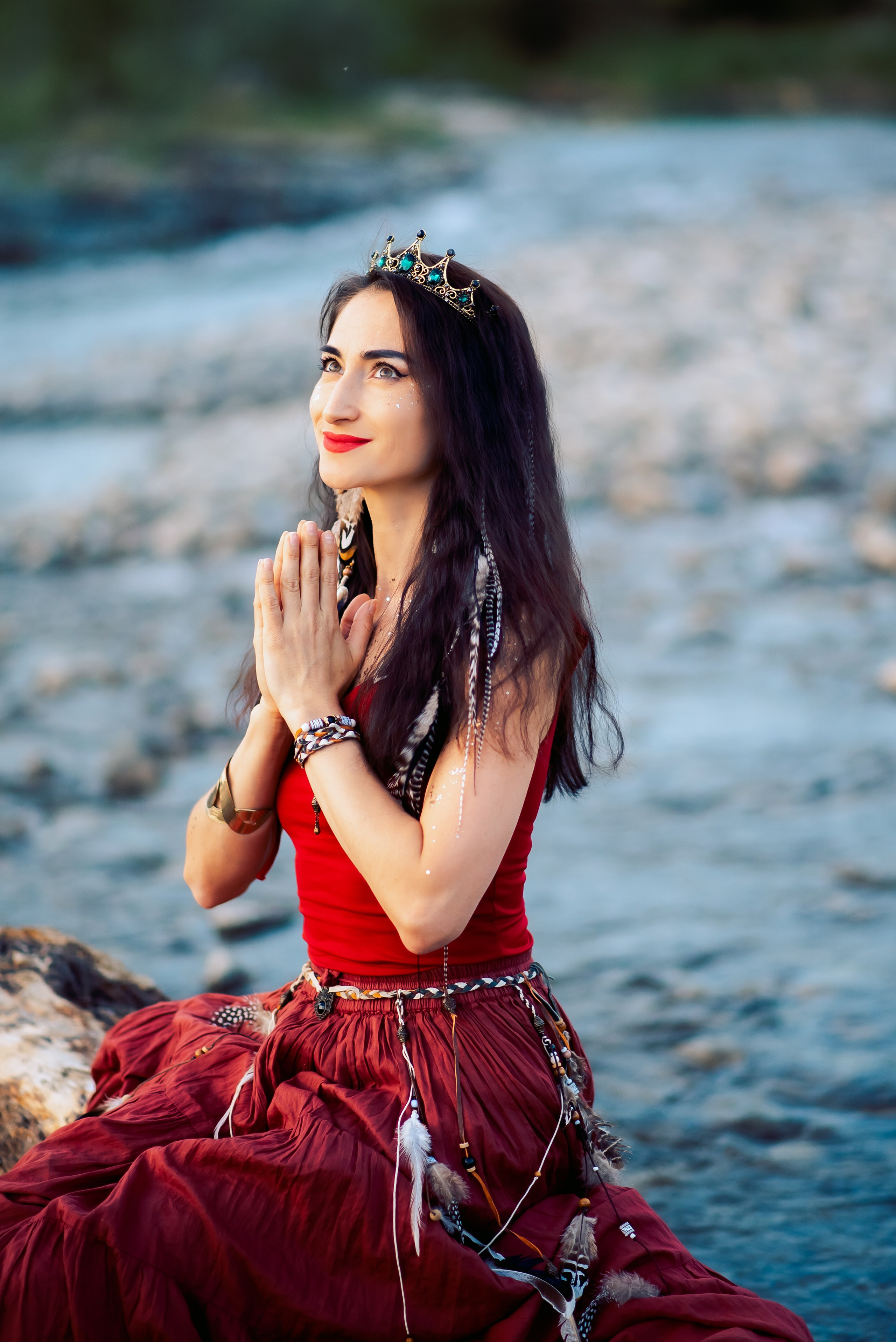 У костра. Семейный и женский фотограф Лоо Краснодар Сочи Энем Татьяна Трибурт