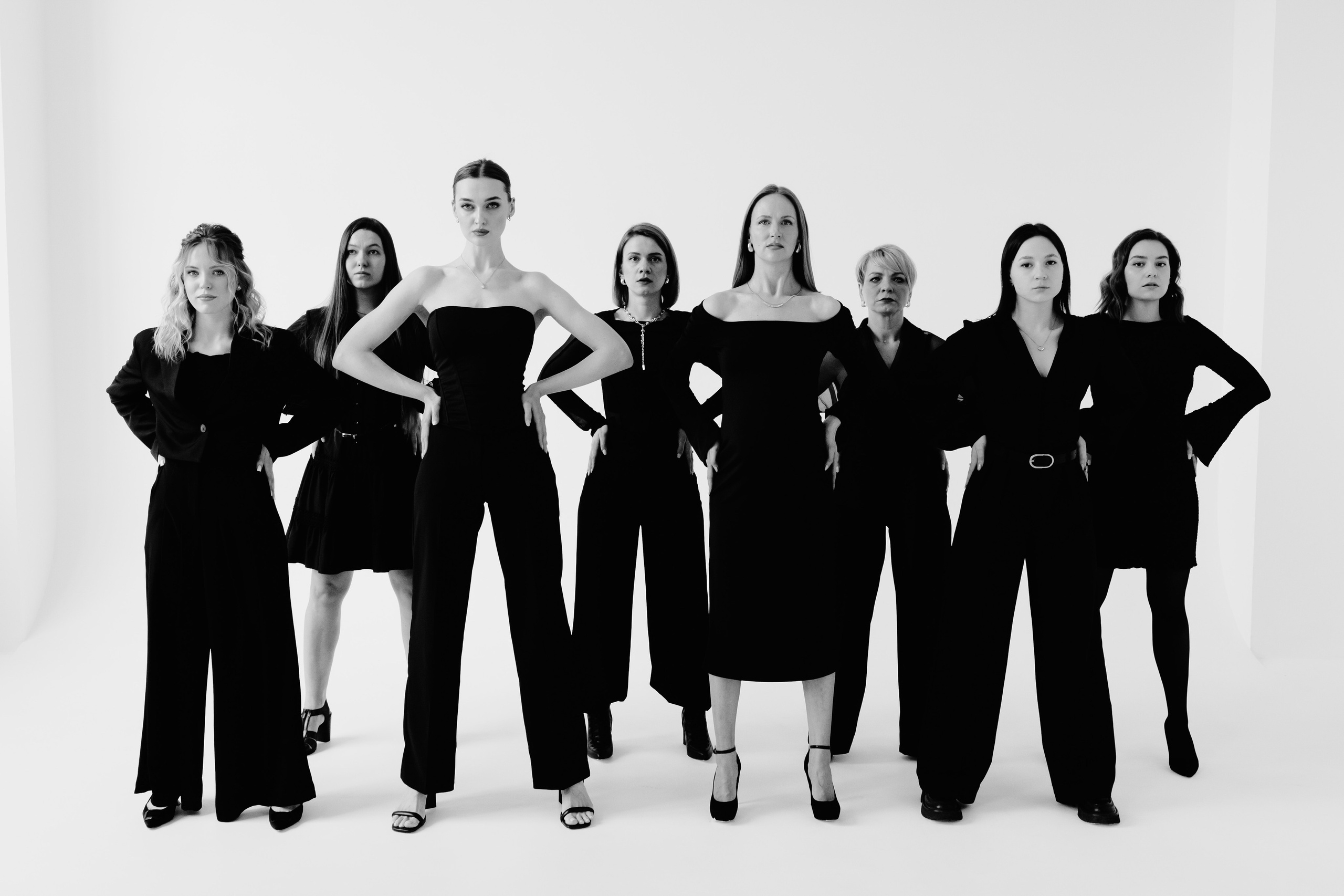 Фотоссесия коллектива Модельной школы. Фотограф в Кирове Настя Шабардина