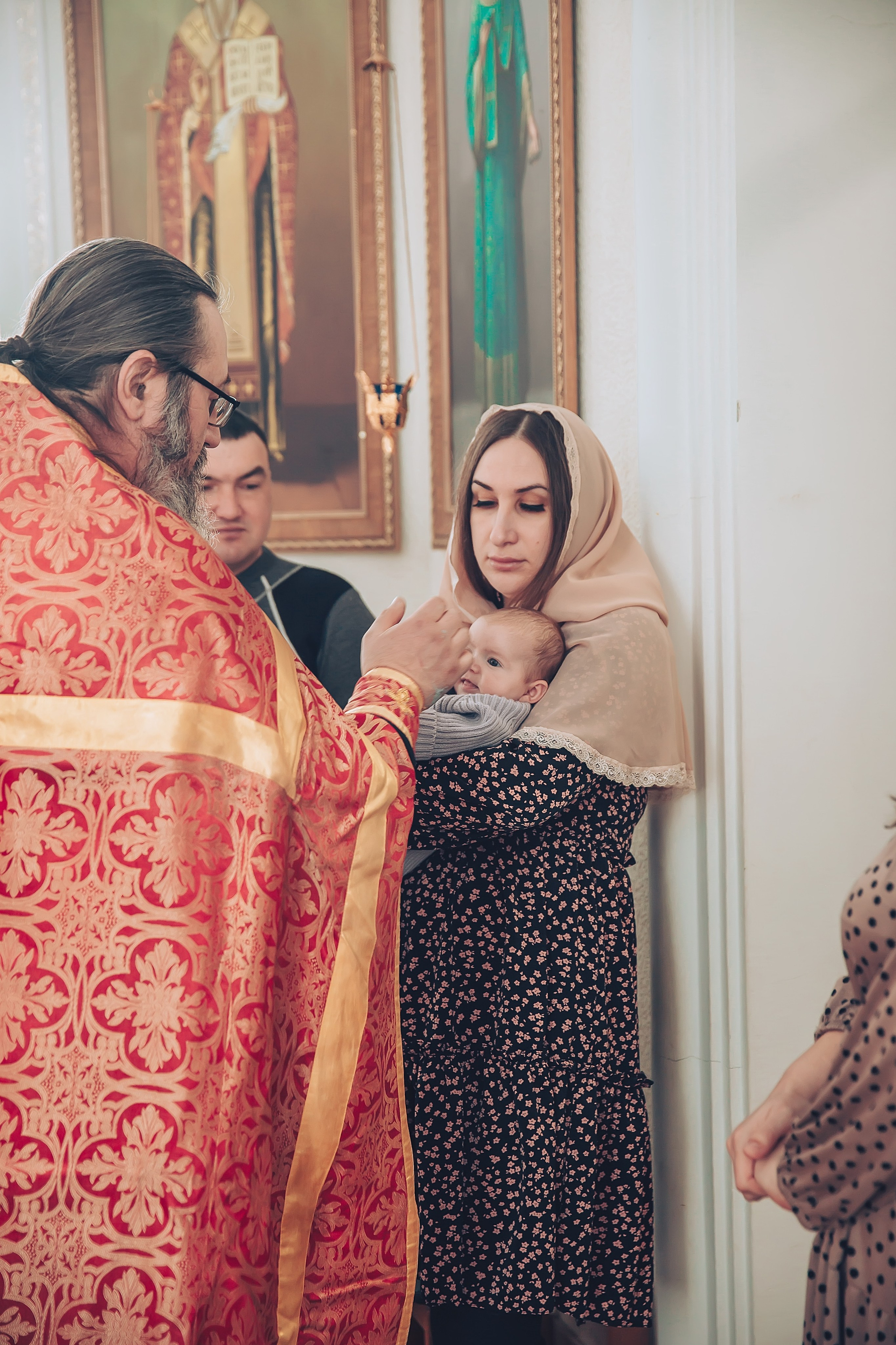 Крещение Анастасии. Школьный и детский фотограф Старожилово