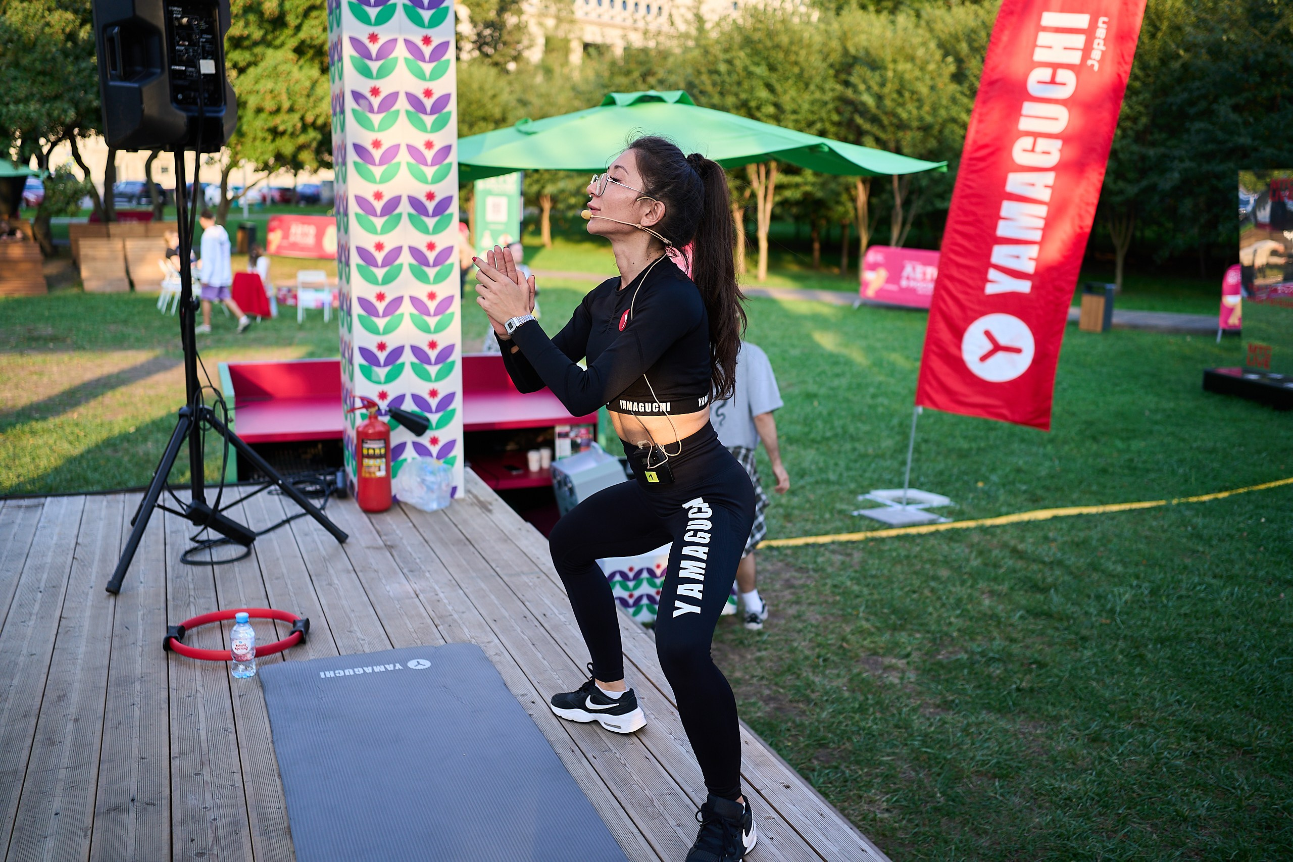 Yamaguchi / открытая тренировка «в стиле Пилатес». Фотограф и Видеограф в Москве. Олег Корушев
