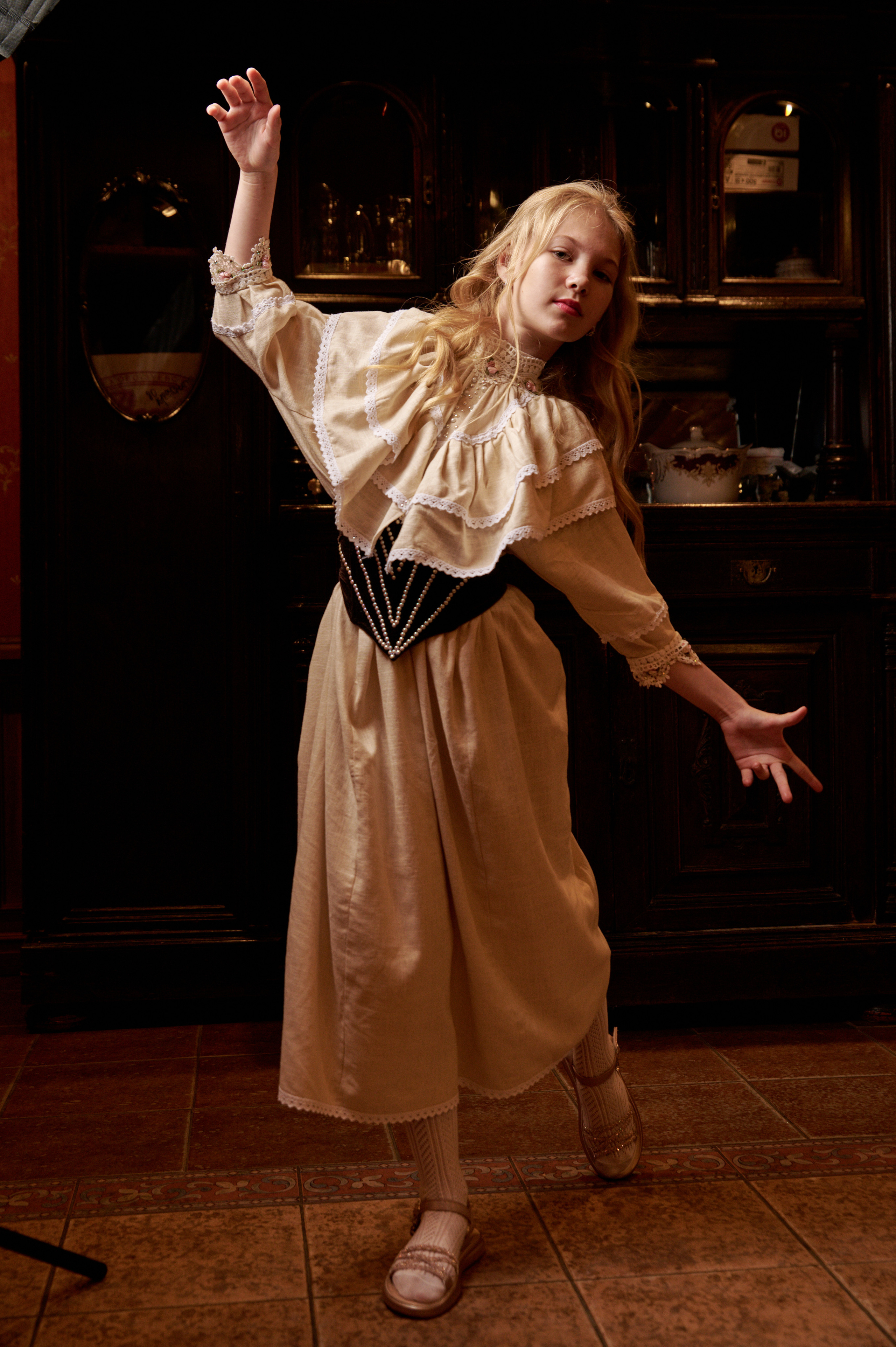 Школа гимнастики «Тонус» в музее. Фотограф Егорьевск Коломна Воскресенск