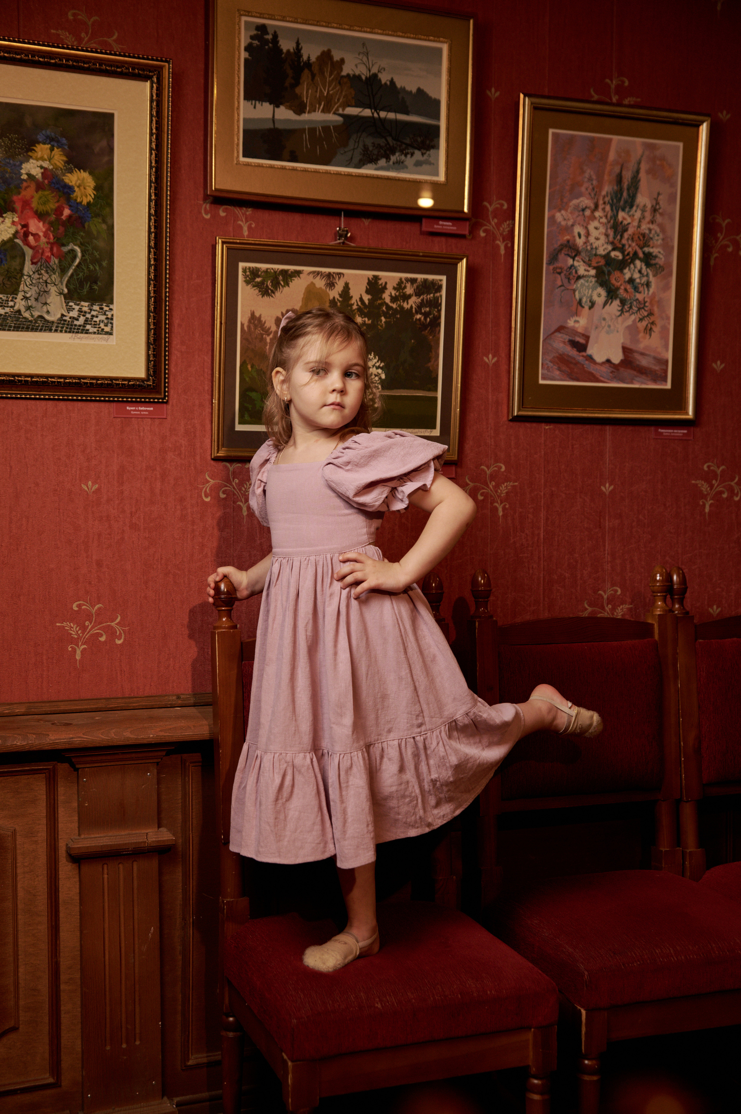 Школа гимнастики «Тонус» в музее. Фотограф Егорьевск Коломна Воскресенск