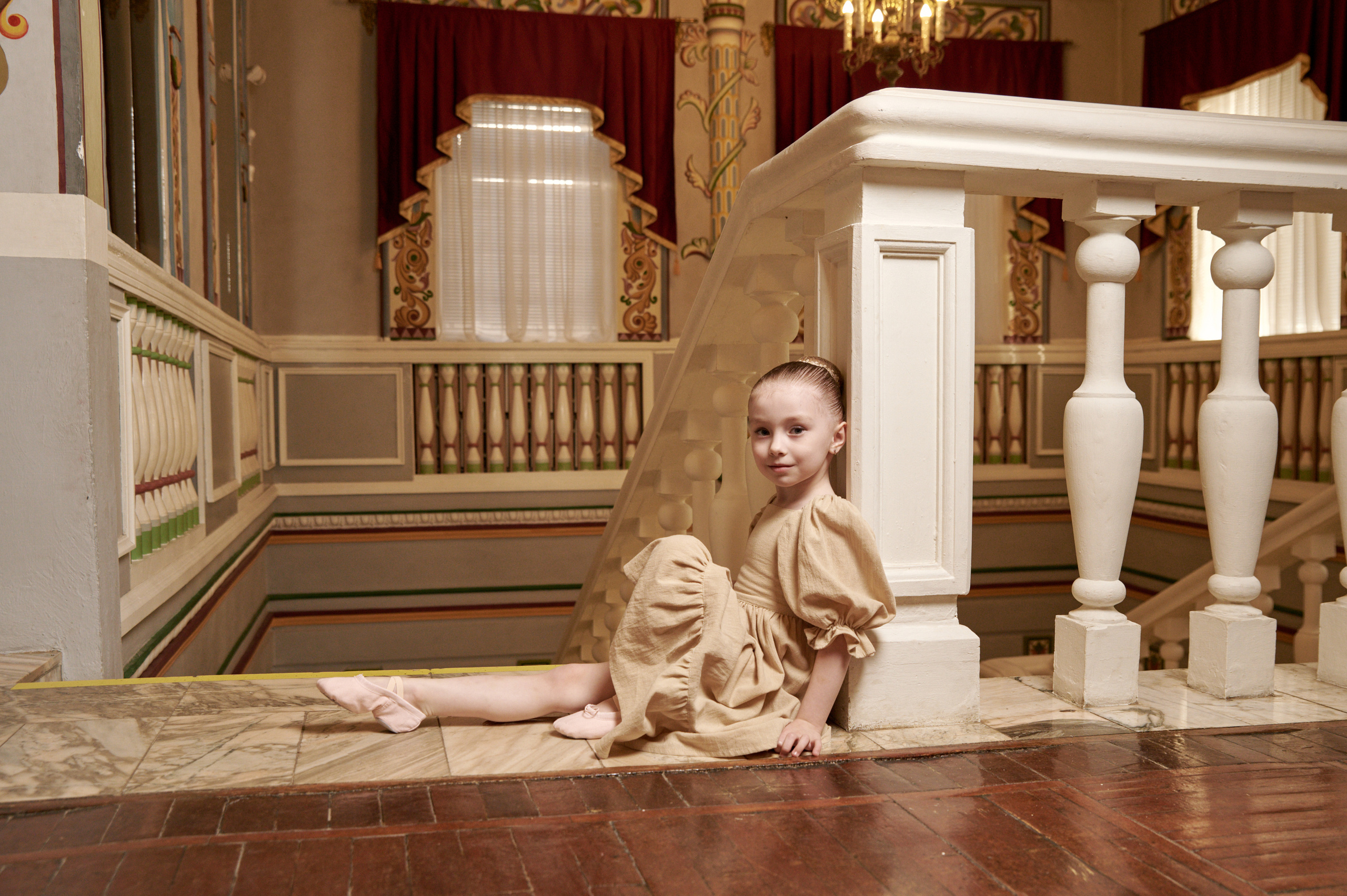 Школа гимнастики «Тонус» в музее. Фотограф Егорьевск Коломна Воскресенск