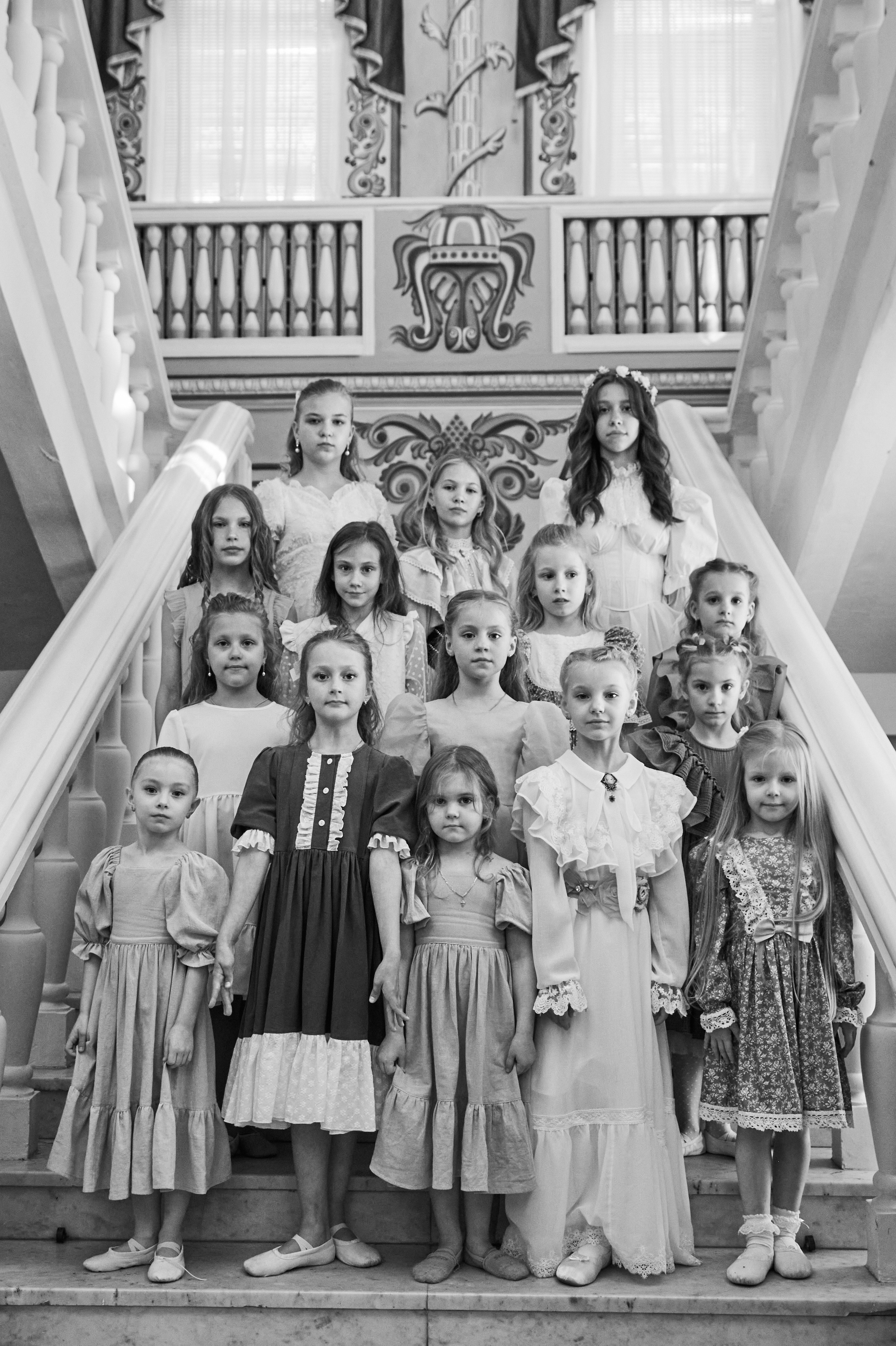 Школа гимнастики «Тонус» в музее. Фотограф Егорьевск Коломна Воскресенск