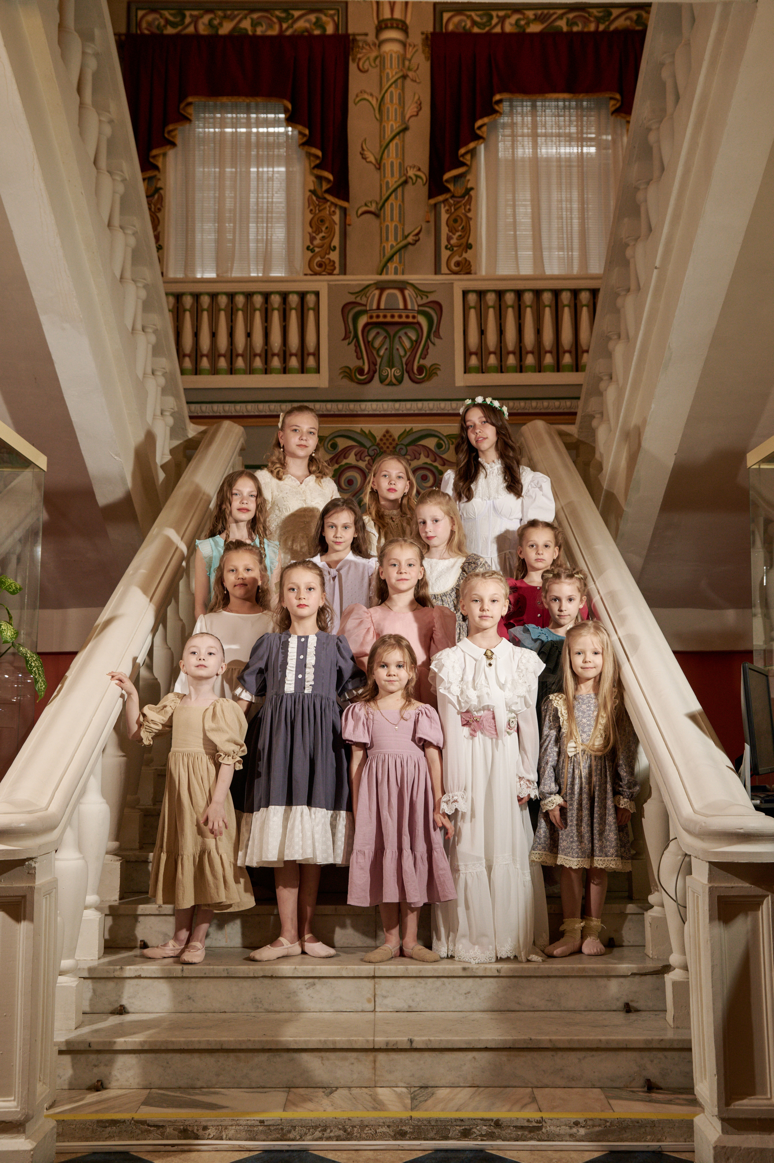 Школа гимнастики «Тонус» в музее. Фотограф Егорьевск Коломна Воскресенск