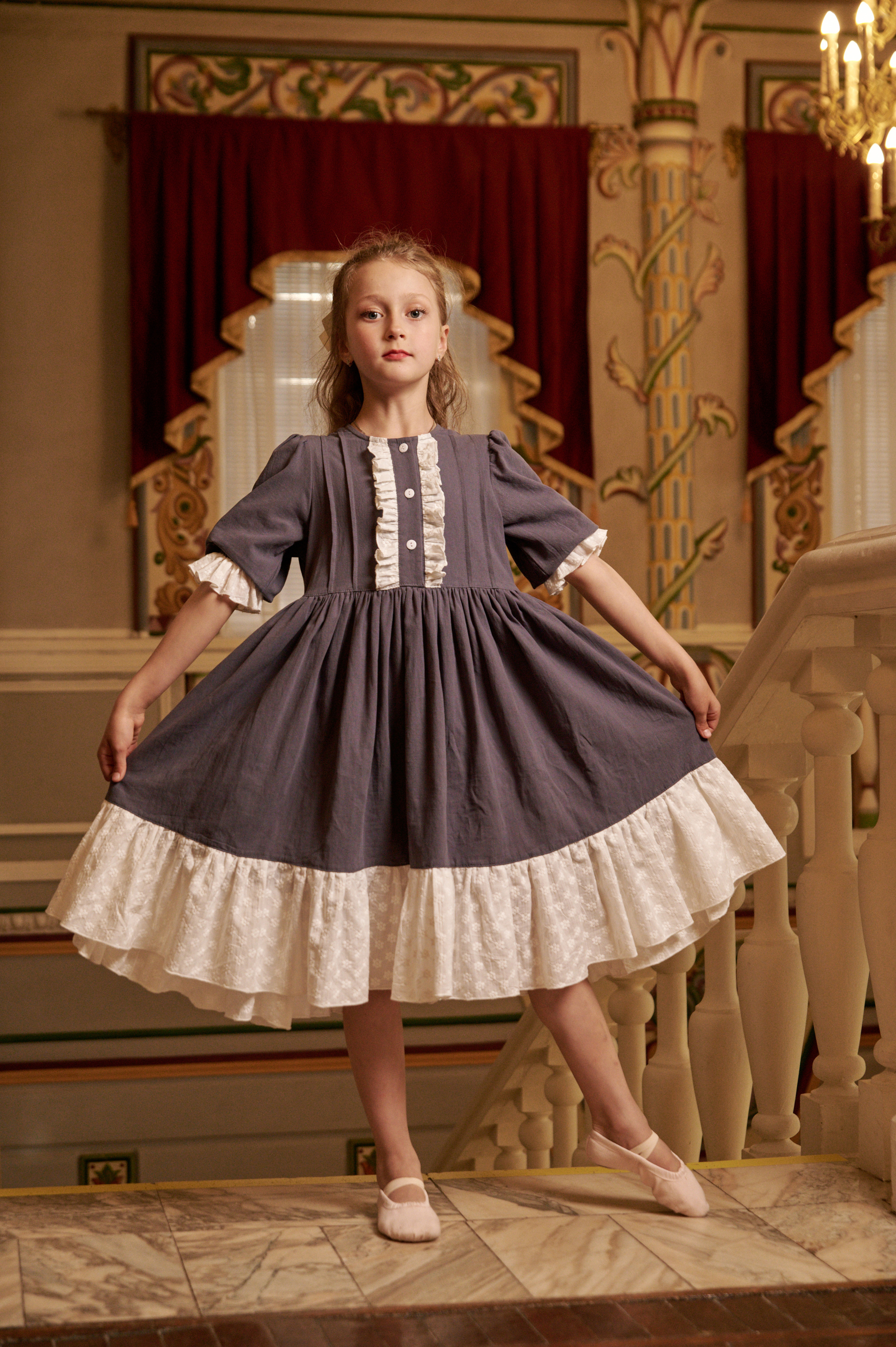 Школа гимнастики «Тонус» в музее. Фотограф Егорьевск Коломна Воскресенск