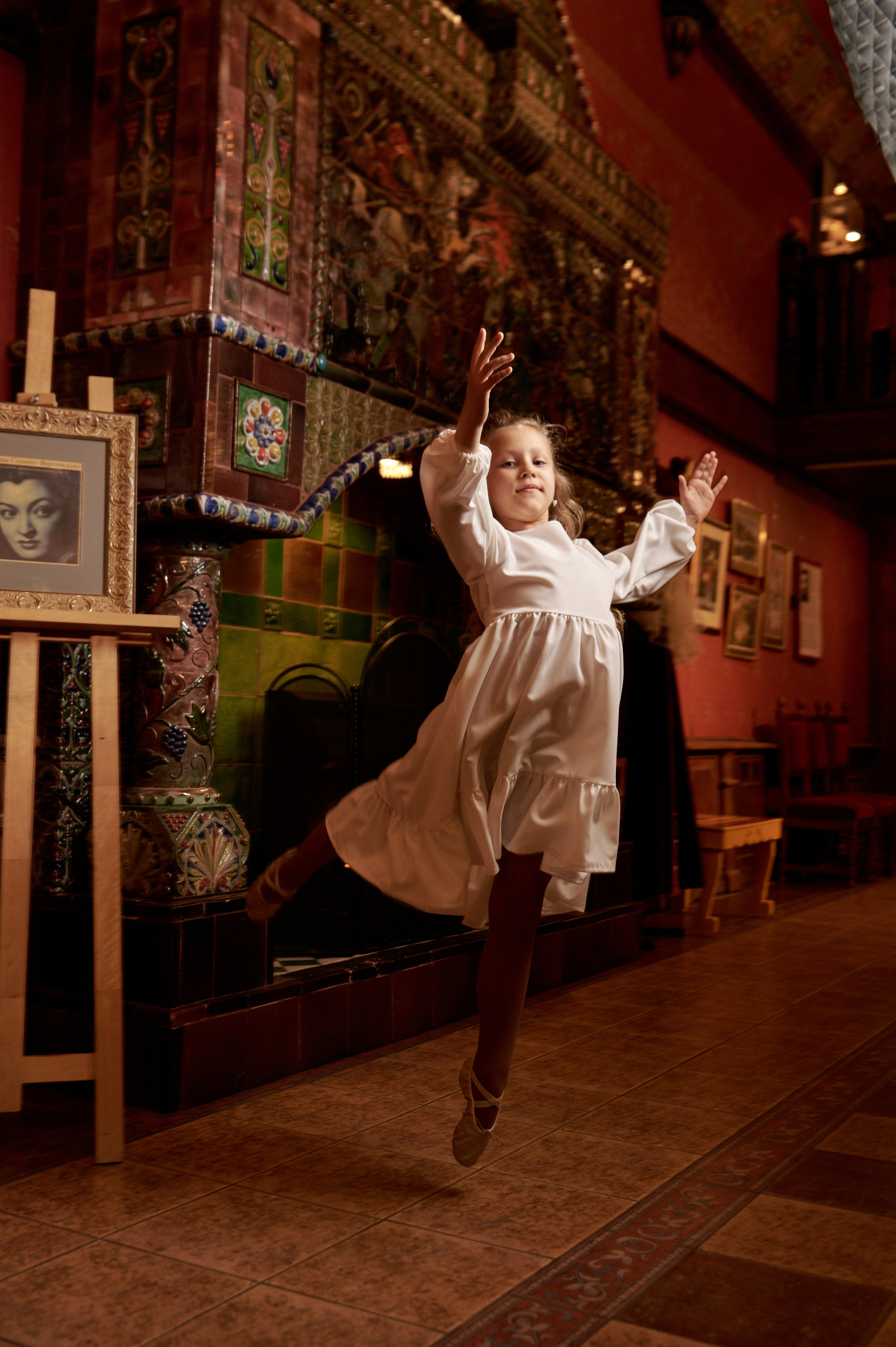 Школа гимнастики «Тонус» в музее. Фотограф Егорьевск Коломна Воскресенск