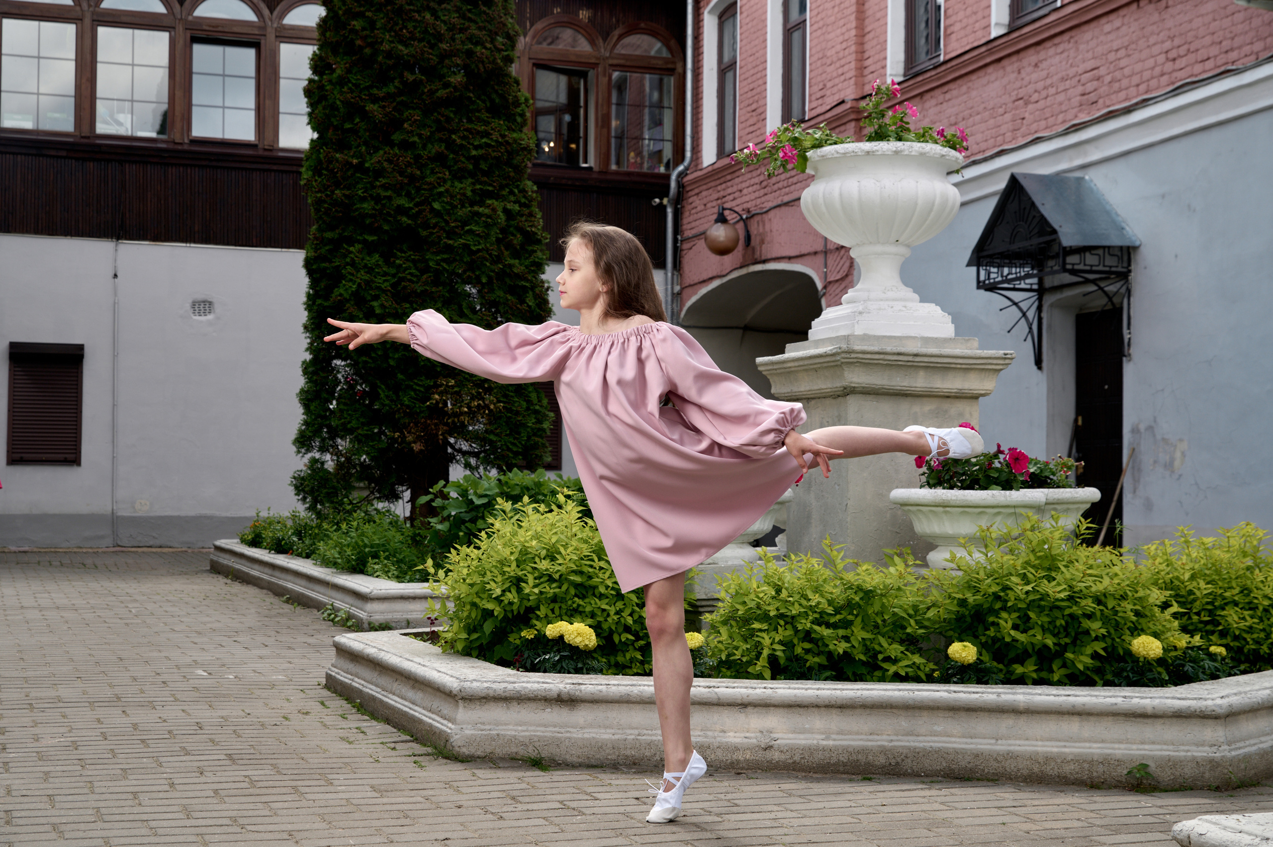 Школа гимнастики «Тонус» в музее. Фотограф Егорьевск Коломна Воскресенск