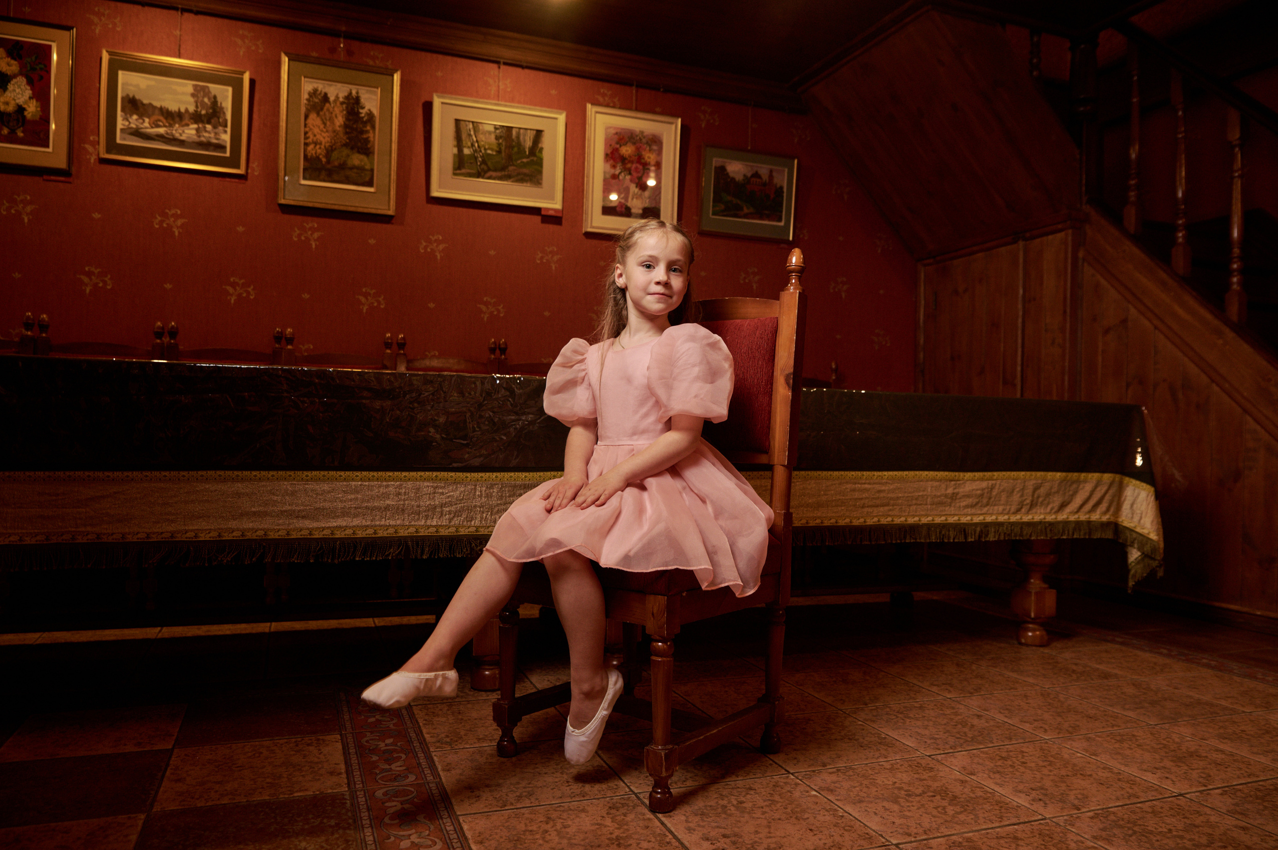 Школа гимнастики «Тонус» в музее. Фотограф Егорьевск Коломна Воскресенск