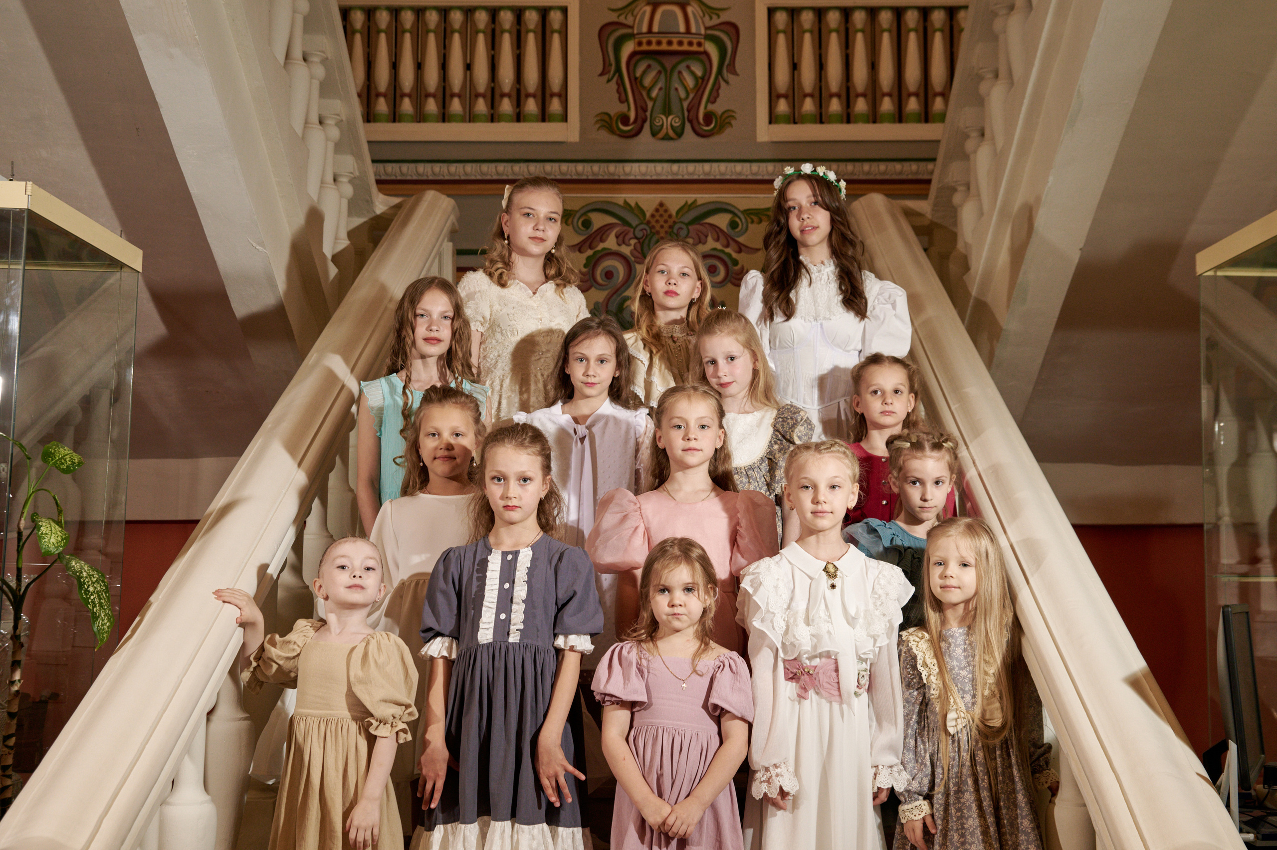 Школа гимнастики «Тонус» в музее. Фотограф Егорьевск Коломна Воскресенск