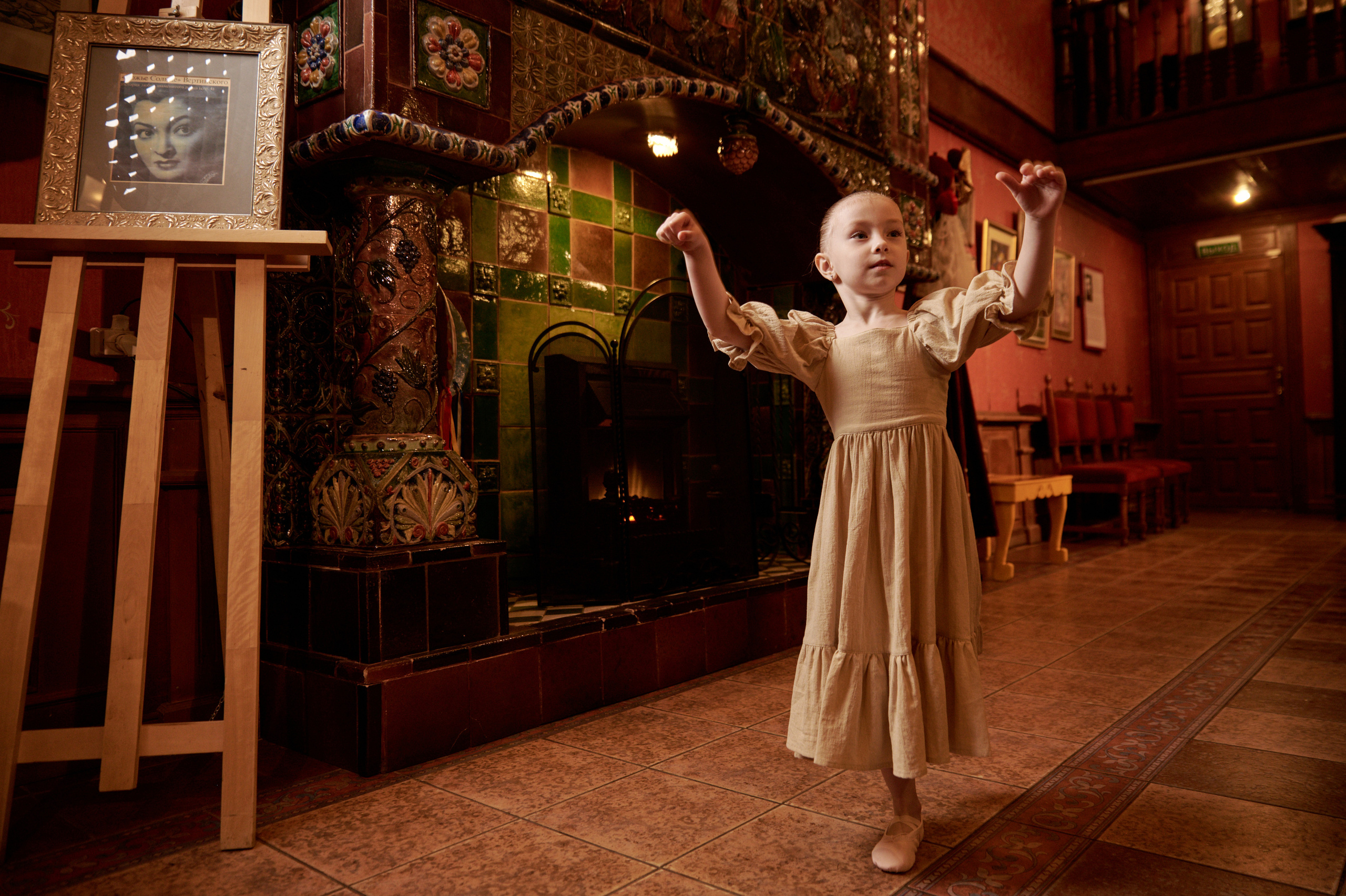 Школа гимнастики «Тонус» в музее. Фотограф Егорьевск Коломна Воскресенск