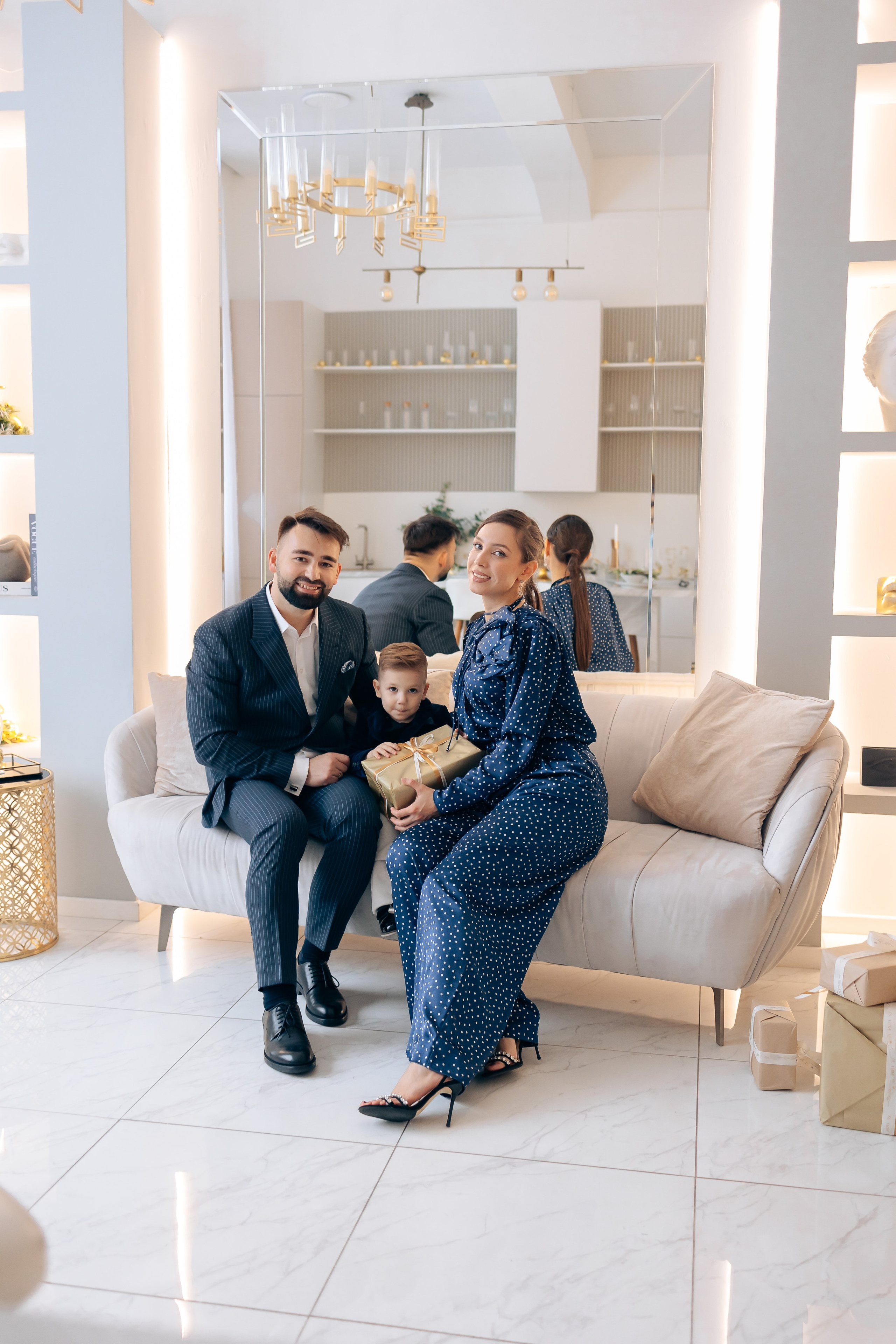 Новый год в студии. Фотограф Алена Малинина в Санкт-Петербурге Пушкин Питер СПб Семейные и детские фотосессии