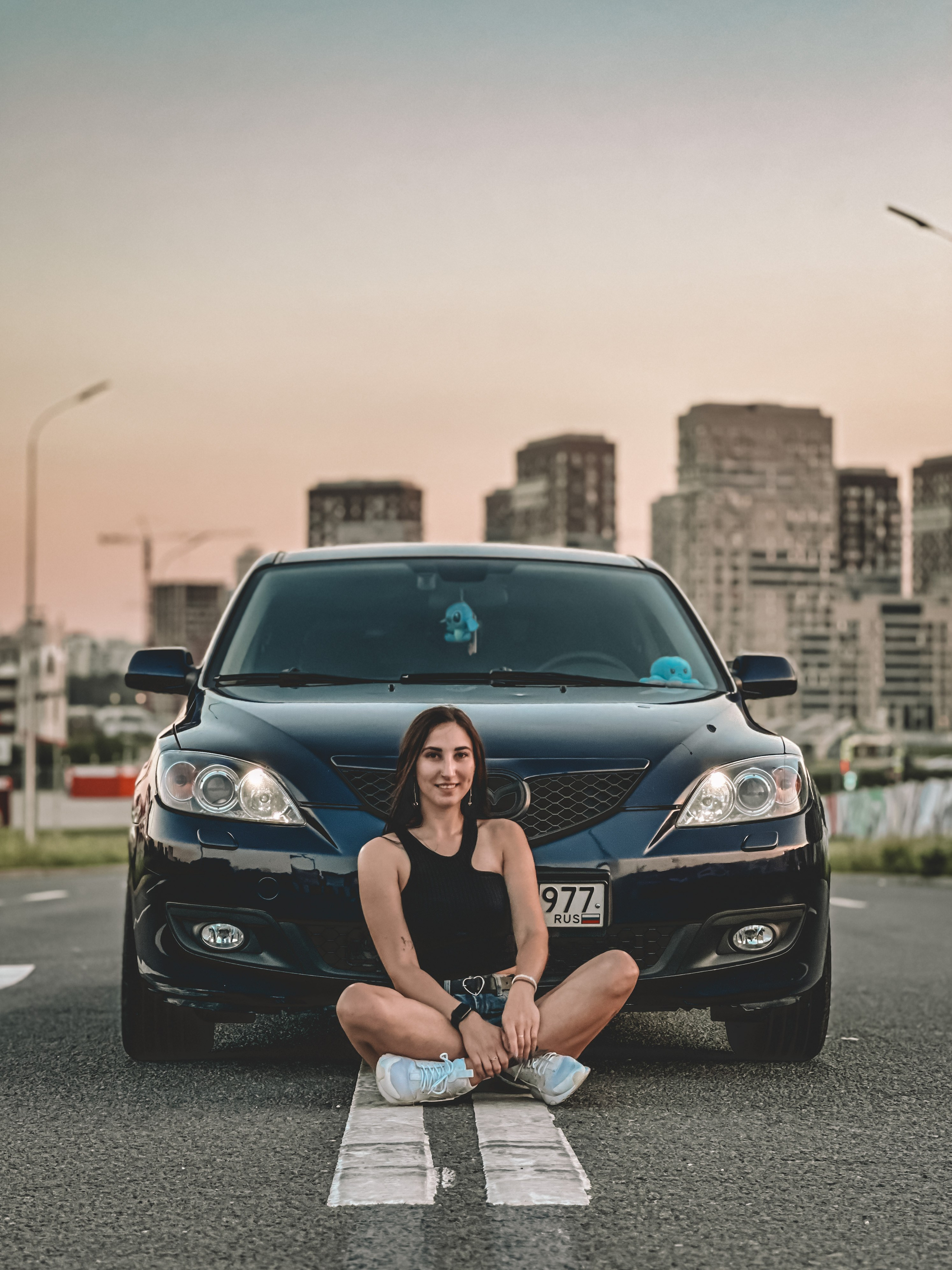 Тандем Драйва: фотосессия вас и вашего автомобиля. Карина и Mazda. Ирина Санрайз — Автомобильный фотограф в Москве