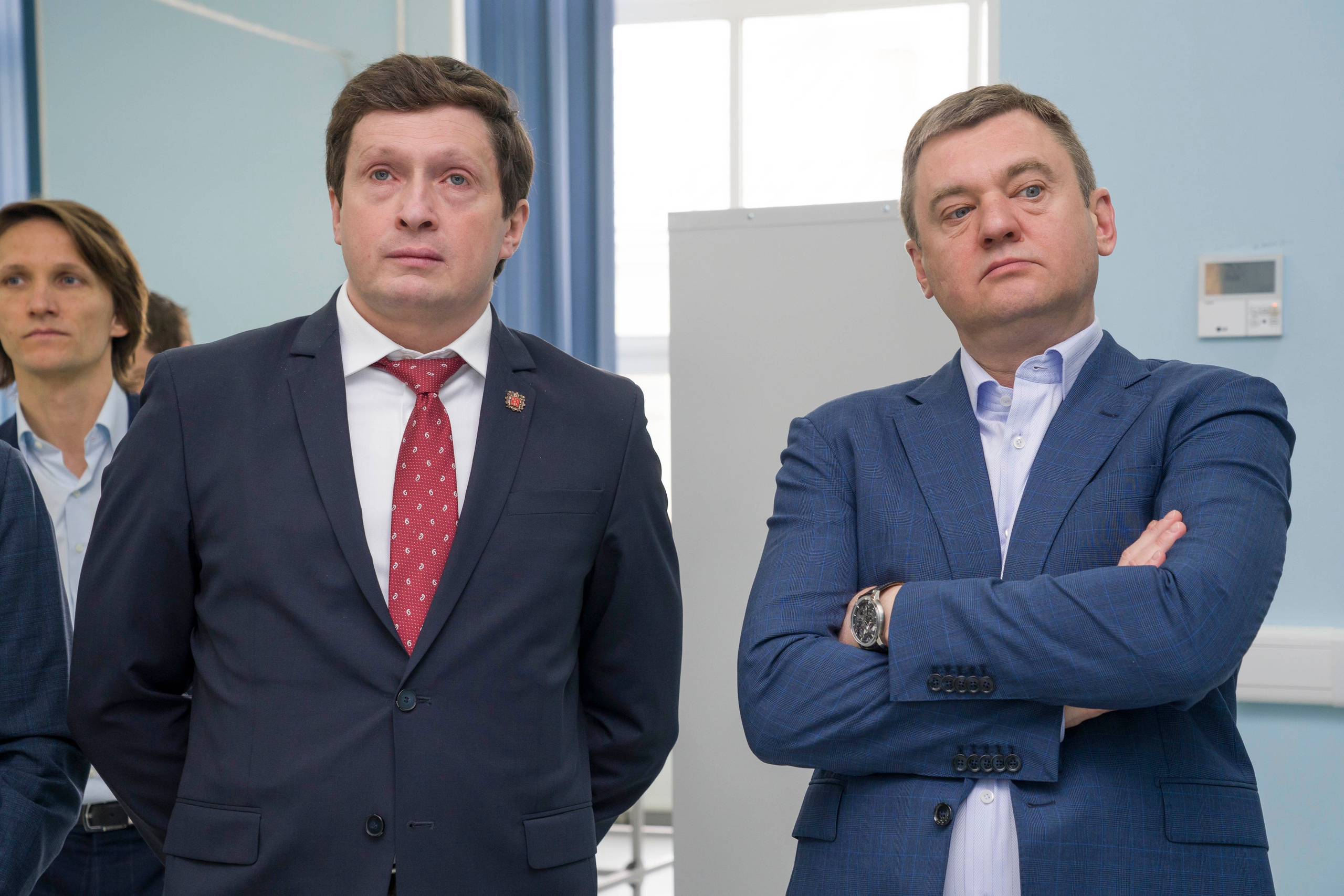 репортажный фотограф съемка делегация вице-губернатора Санкт-Петербурга на производство отечественных медиа экранов 