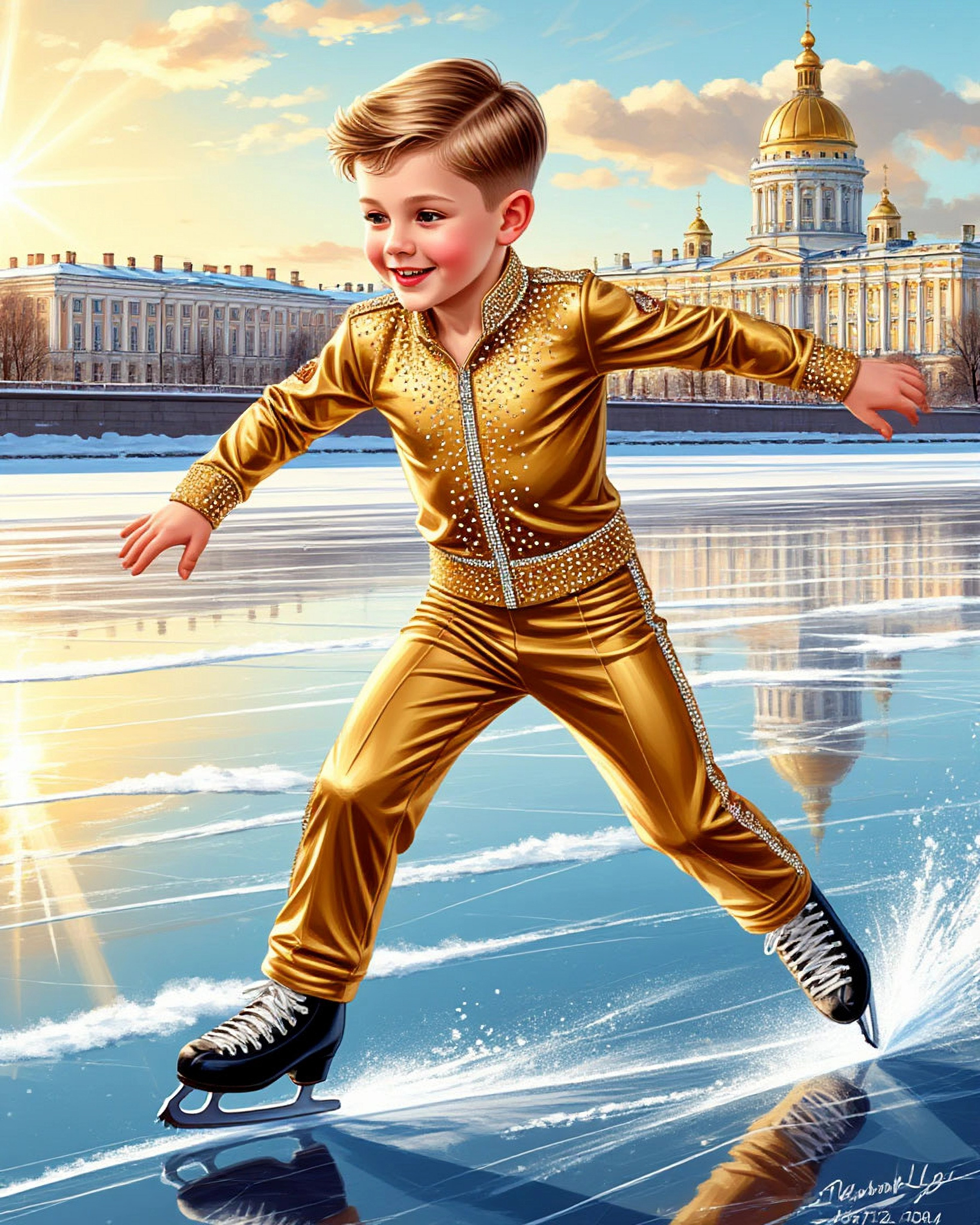 ФК мальчики с ФОНОМ. Фигурное катание для взрослых и детей на Васильевском 🌟