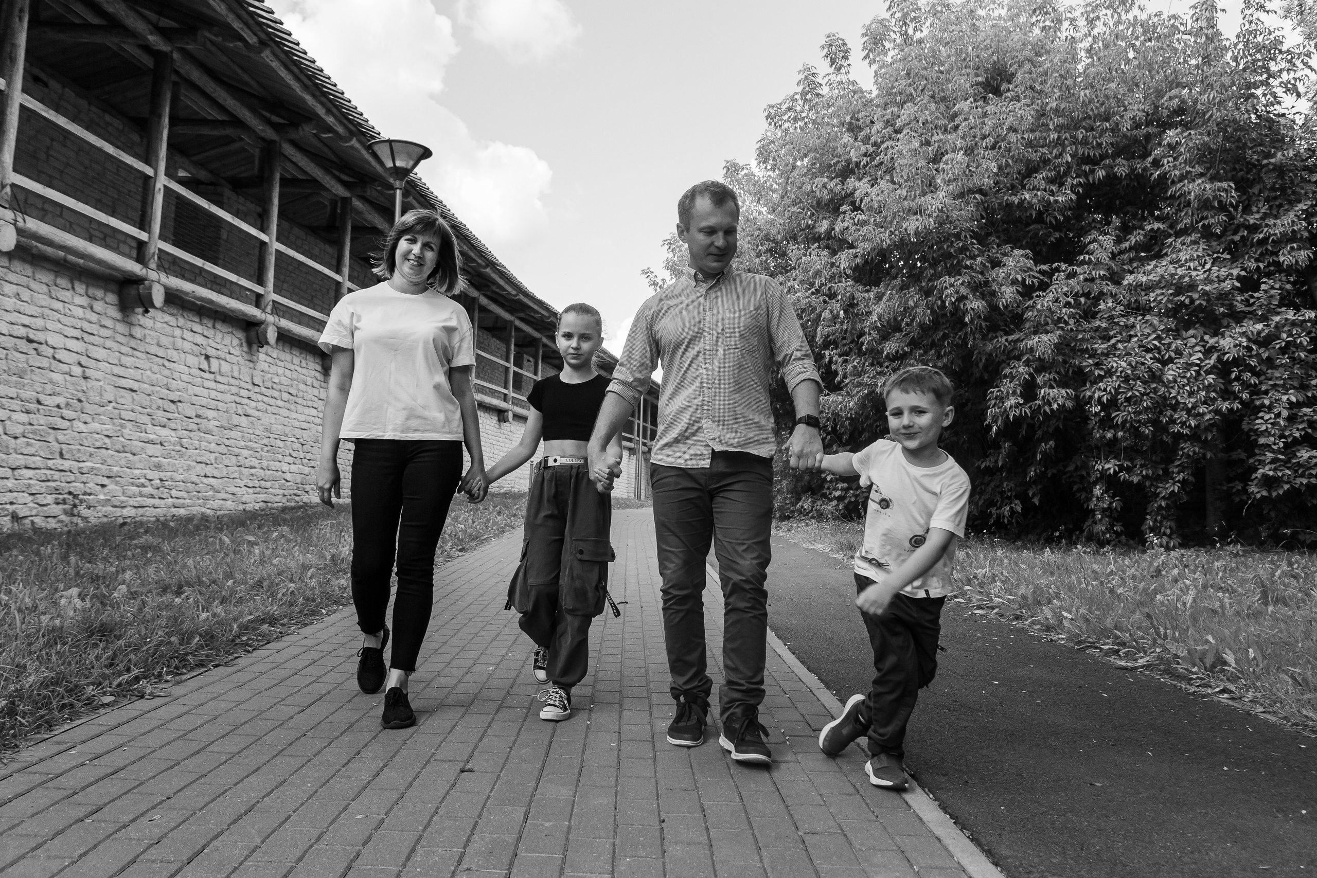 Семейная прогулка по Пскову. Фотограф Елена Зиновьева