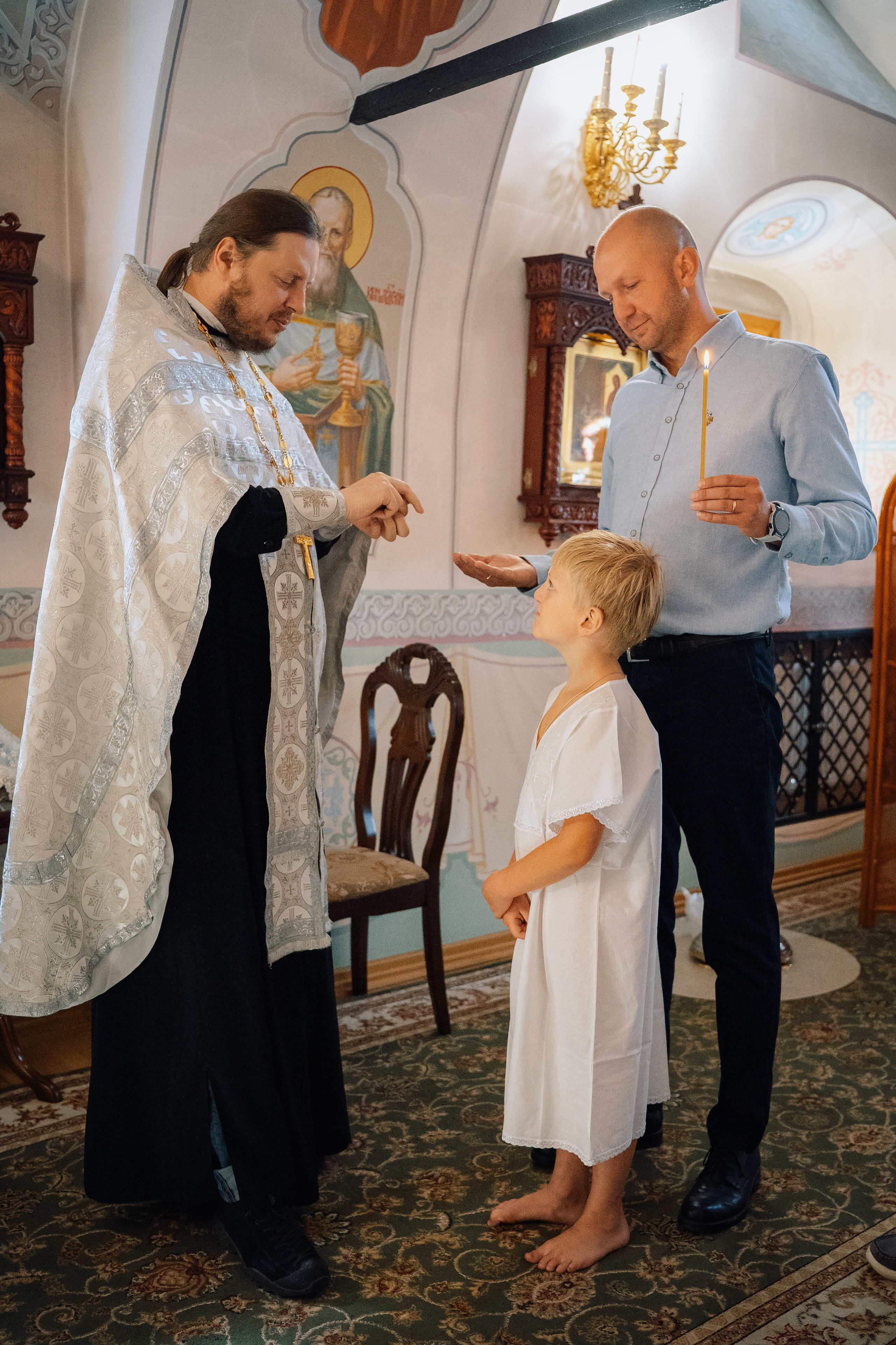 Крещение Марка. Фотограф Казакова Анастасия