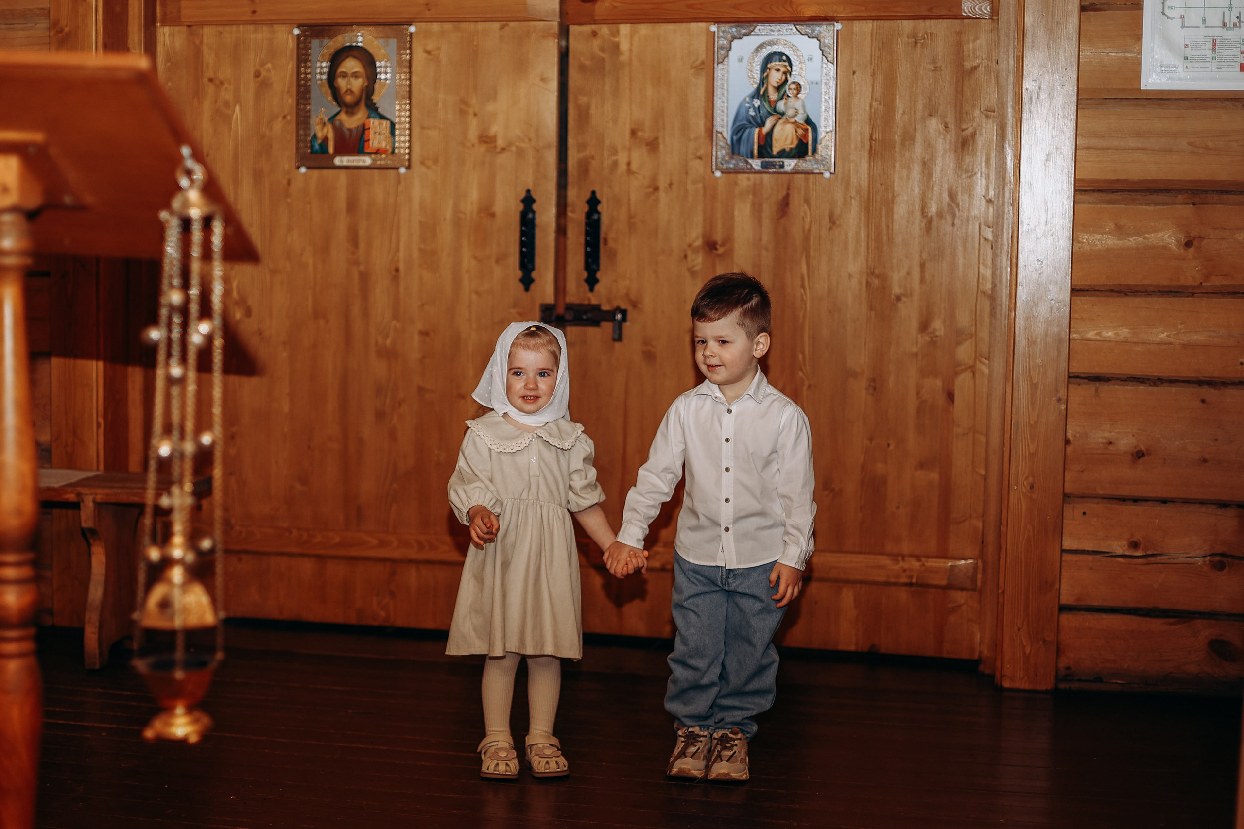 Крещение Ксении. Детский фотограф в Дубне и Кашине Елена Карпушина
