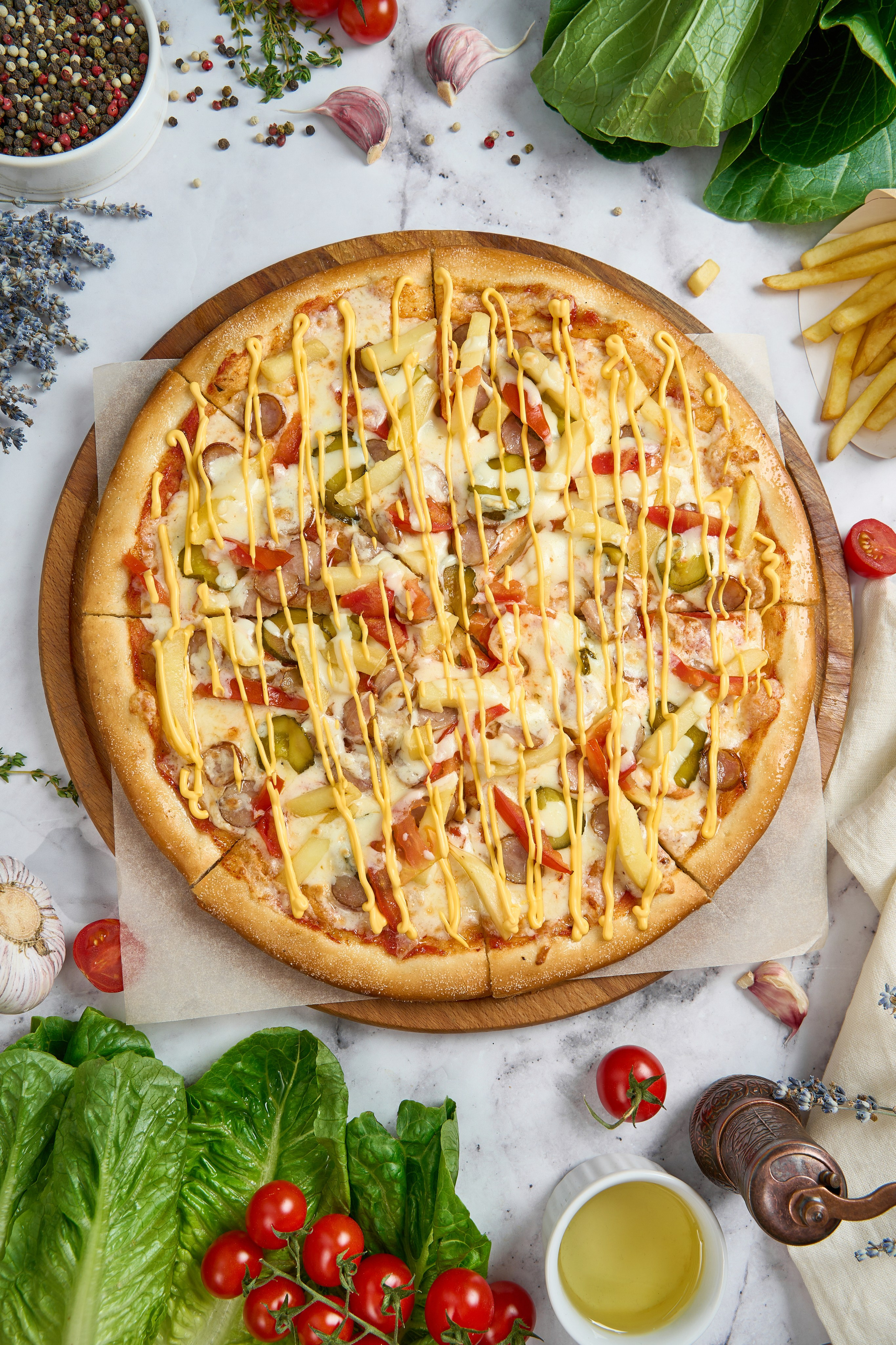 Меню пиццерии. Фотограф для маркетплейсов Wildberries и Ozon | Предметная и фуд-съёмка, инфографика и видео для брендов — Анастасия Супрунова